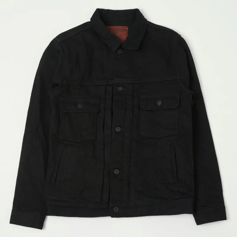 ONI Denim 02516P-ZR-BK Secret Denim Type II Denim Jacket - Black One Wash sold by Son of a Stag