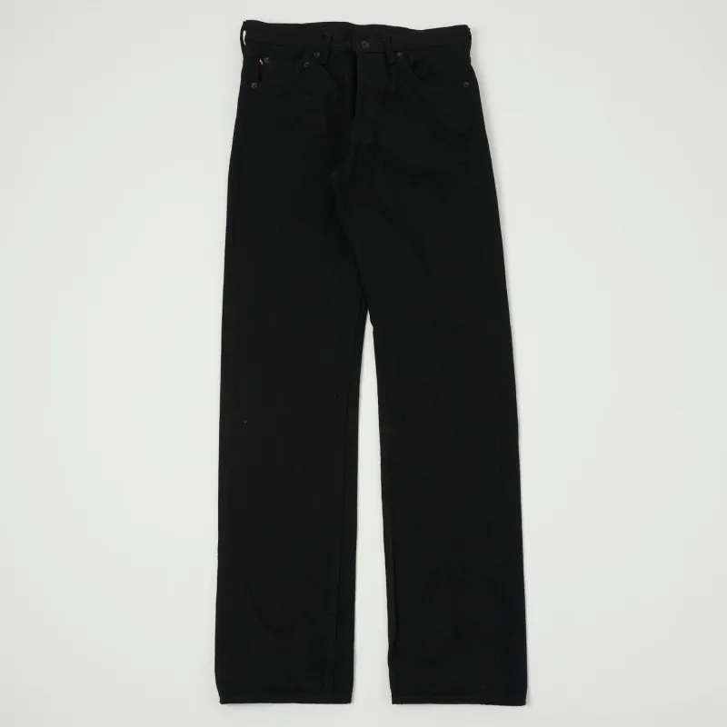 ONI Denim 288ZR-BKBK 20oz Secret Denim Loose Straight Jean - Black One Wash sold by Son of a Stag