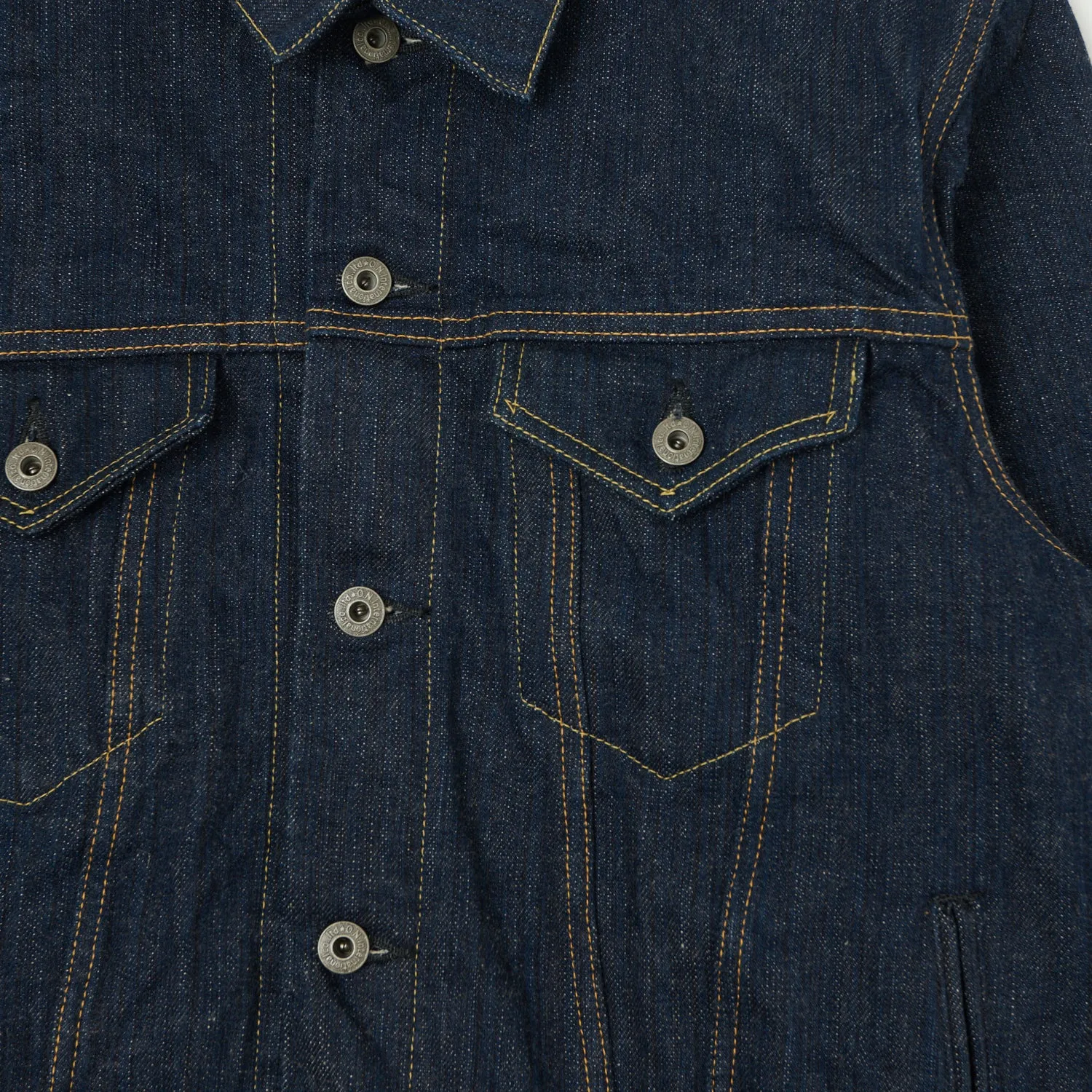 ONI Denim 02527P Kiwami 16oz Type III Denim Jacket - One Wash sold by Son of a Stag product image thumbnail 3
