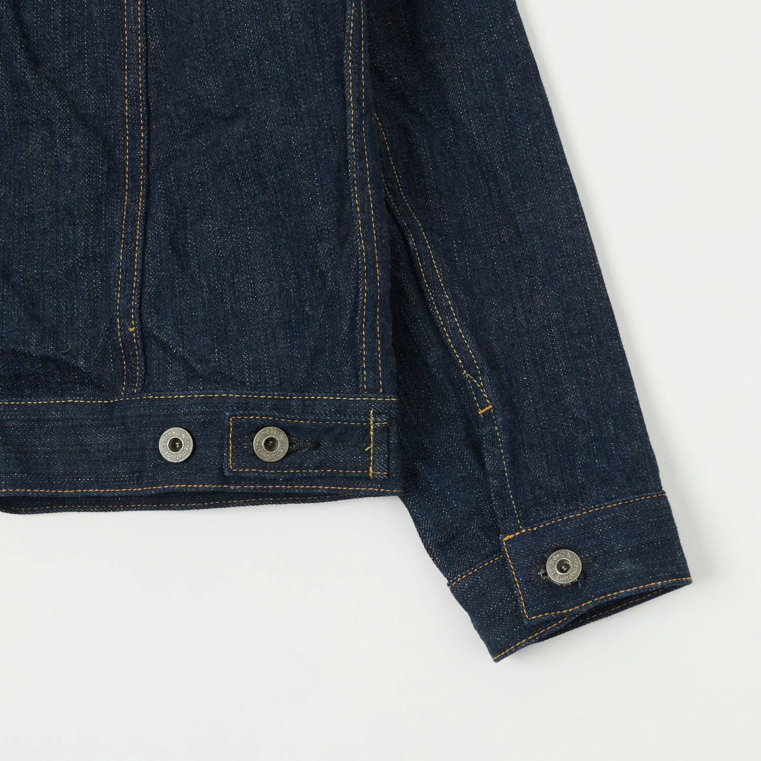 ONI Denim 02527P Kiwami 16oz Type III Denim Jacket - One Wash sold by Son of a Stag product image thumbnail 4