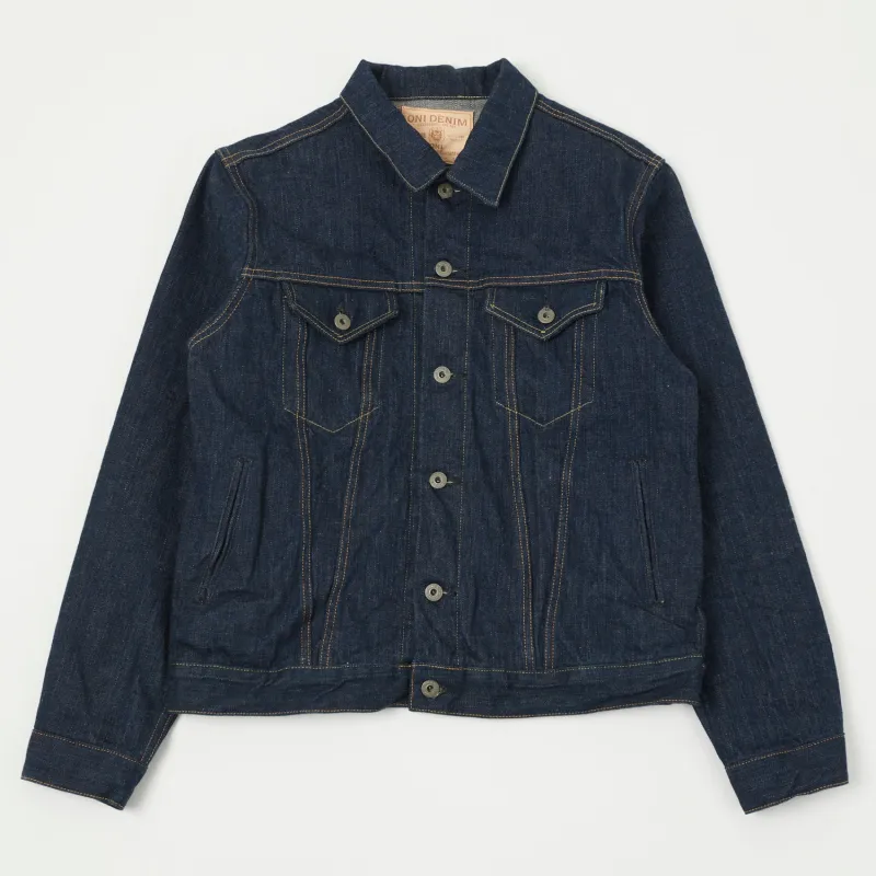 ONI Denim 02527P Kiwami 16oz Type III Denim Jacket - One Wash sold by Son of a Stag
