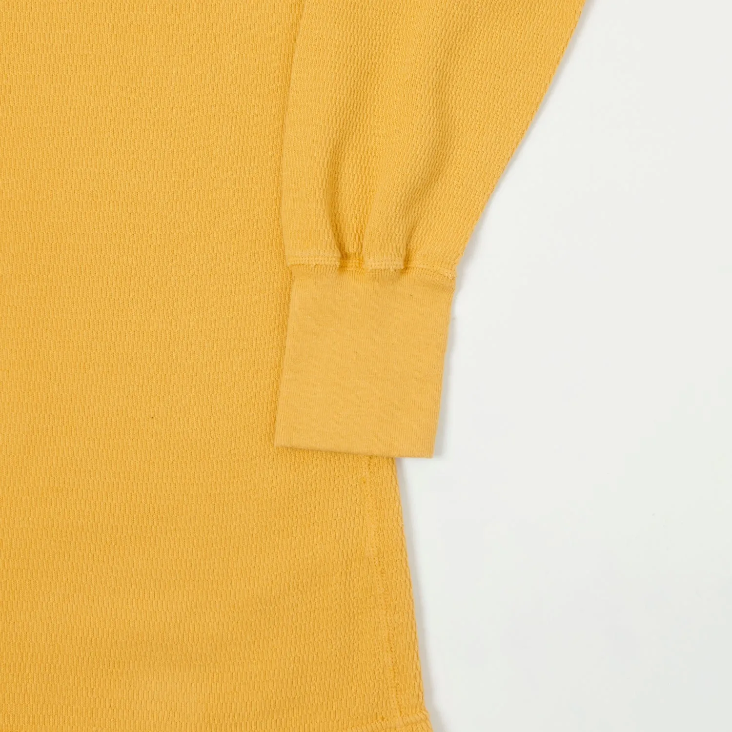 Dubbleworks Long Sleeve Thermal Henley - Citrus sold by Son of a Stag product image thumbnail 3