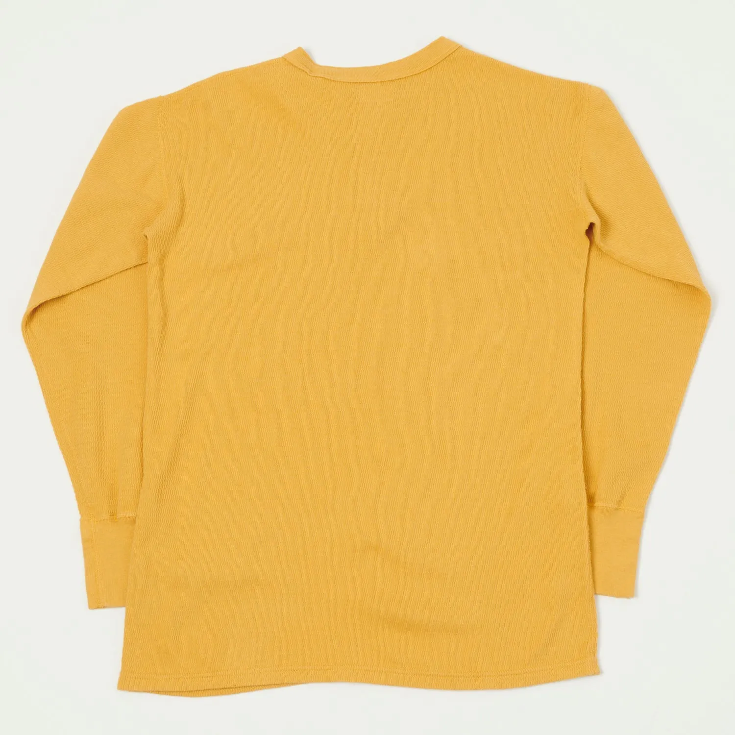 Dubbleworks Long Sleeve Thermal Henley - Citrus sold by Son of a Stag product image thumbnail 4