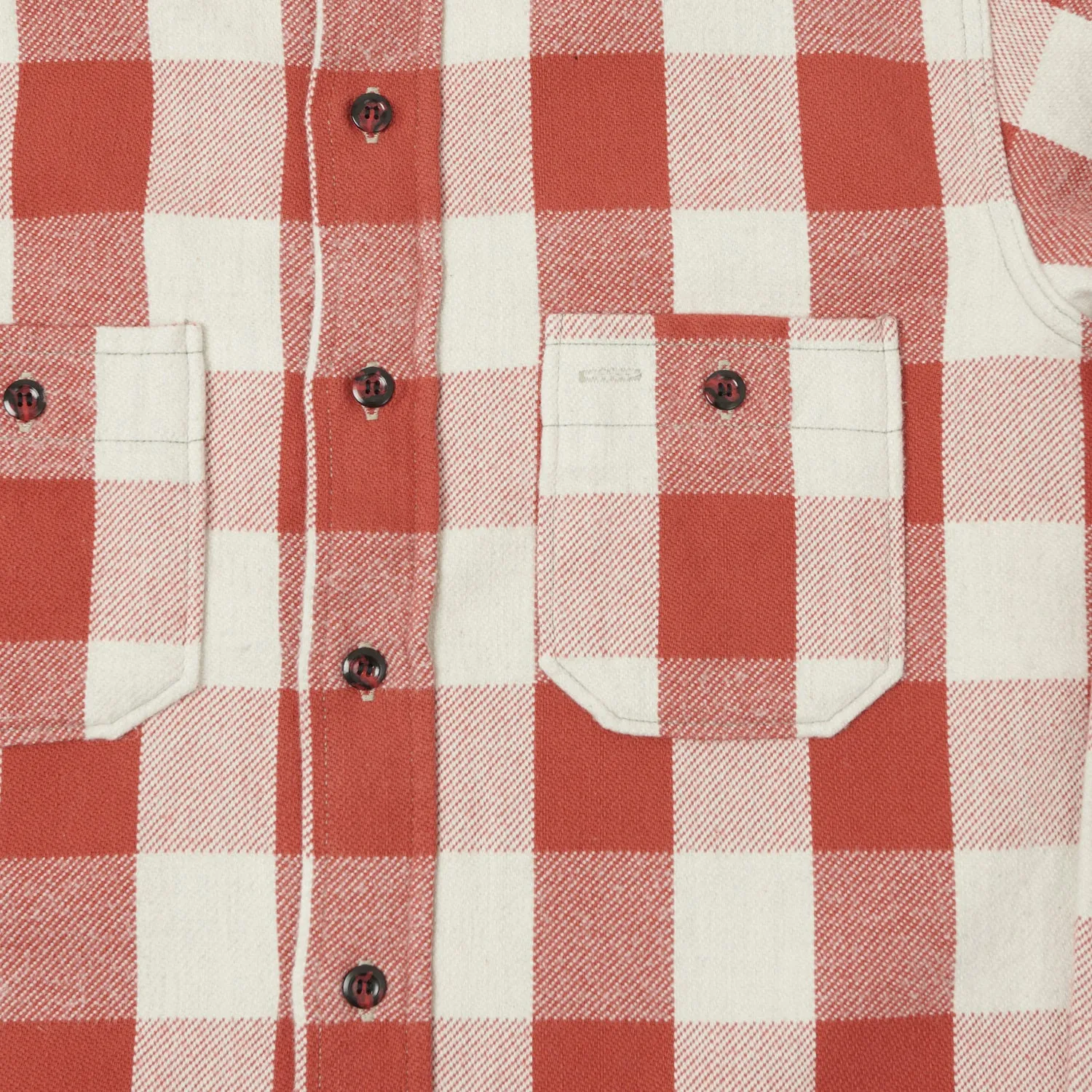 Warehouse & Co 3104 Buffalo Check Flannel Shirt - Red sold by Son of a Stag product image thumbnail 5