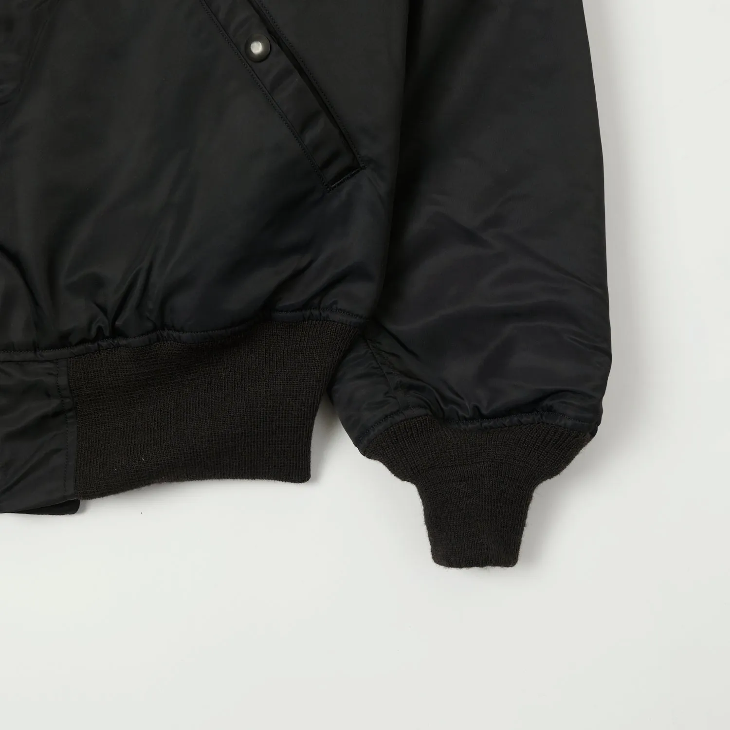 Buzz Rickson's x William Gibson MA-1 'Albert Turner & Co' Flight Jacket - Black sold by Son of a Stag product image thumbnail 3