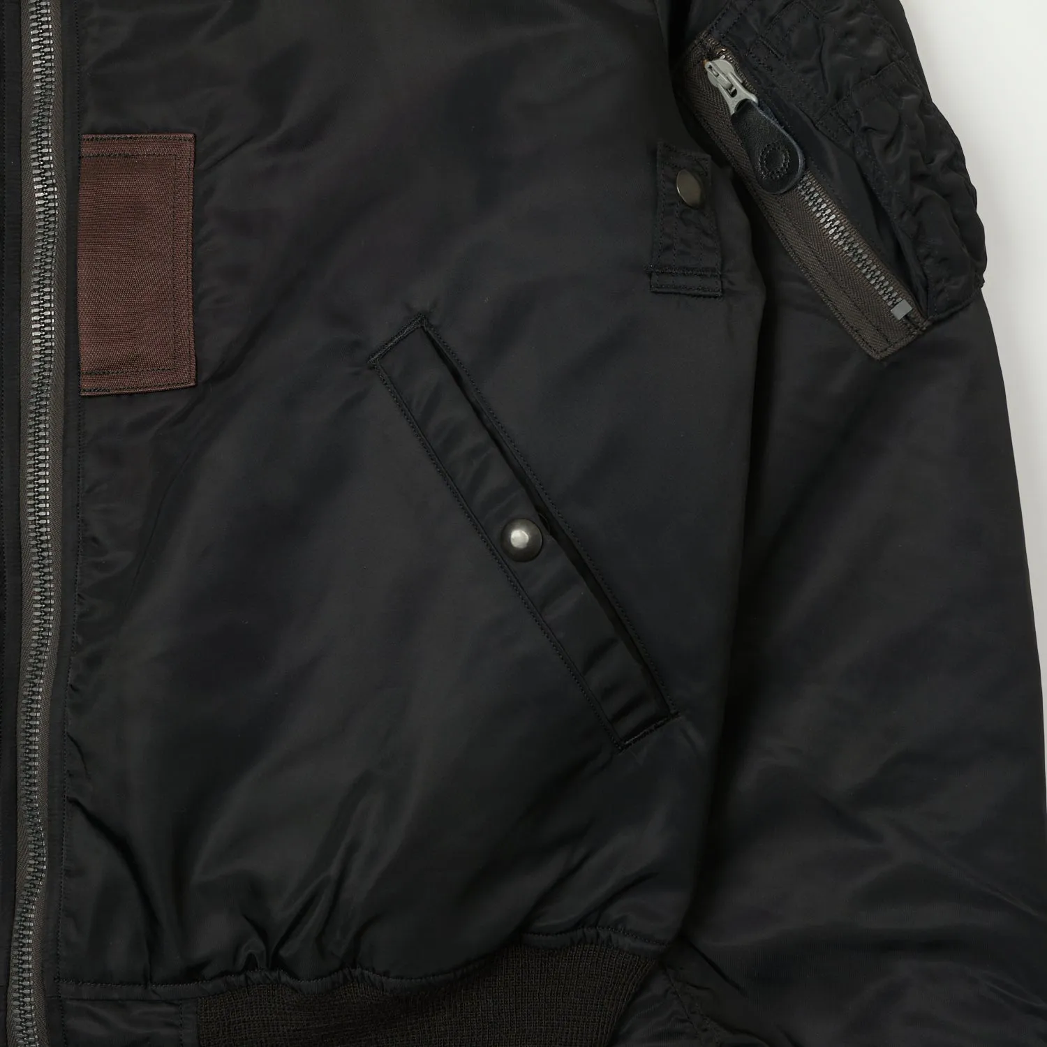 Buzz Rickson's x William Gibson MA-1 'Albert Turner & Co' Flight Jacket - Black sold by Son of a Stag product image thumbnail 4