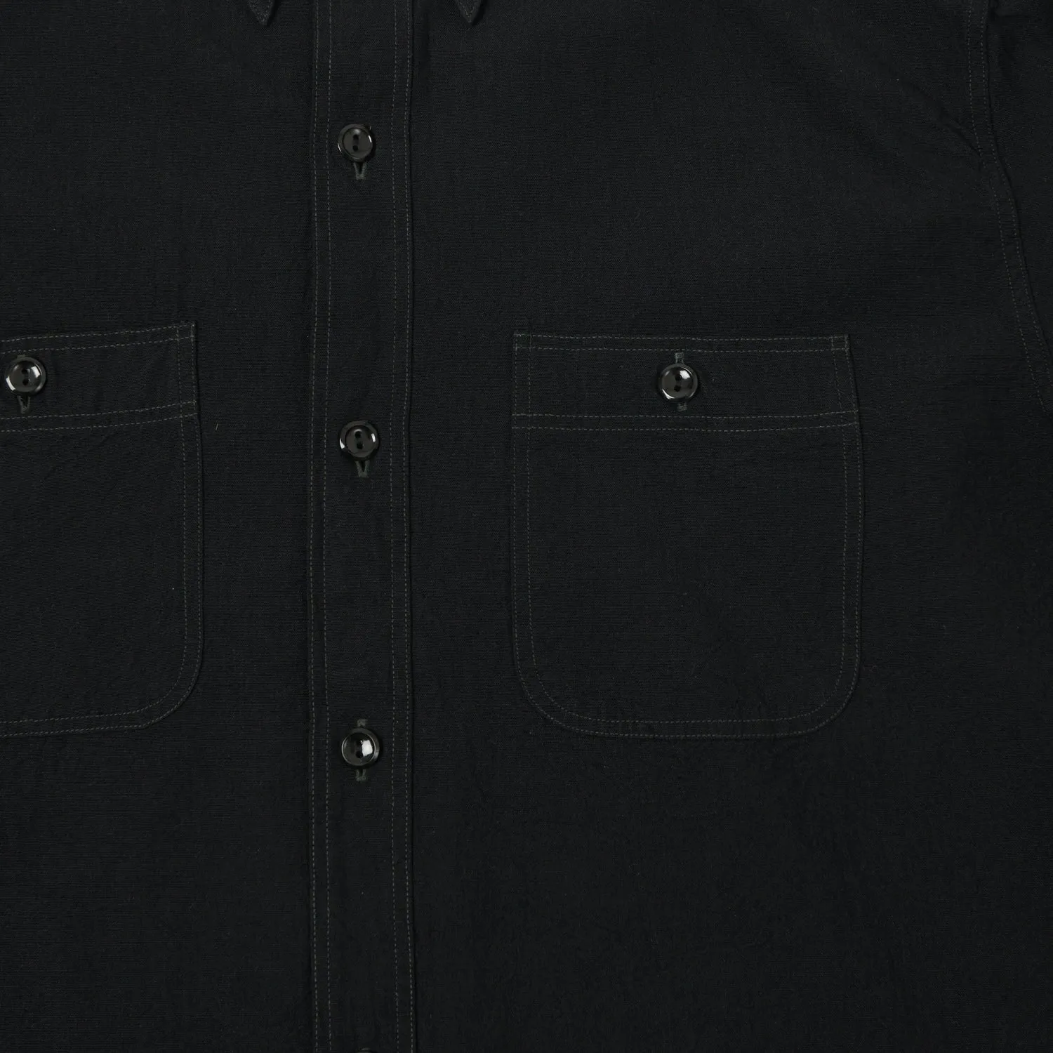 Buzz Rickson's x William Gibson Chambray Work Shirt - Black sold by Son of a Stag product image thumbnail 4