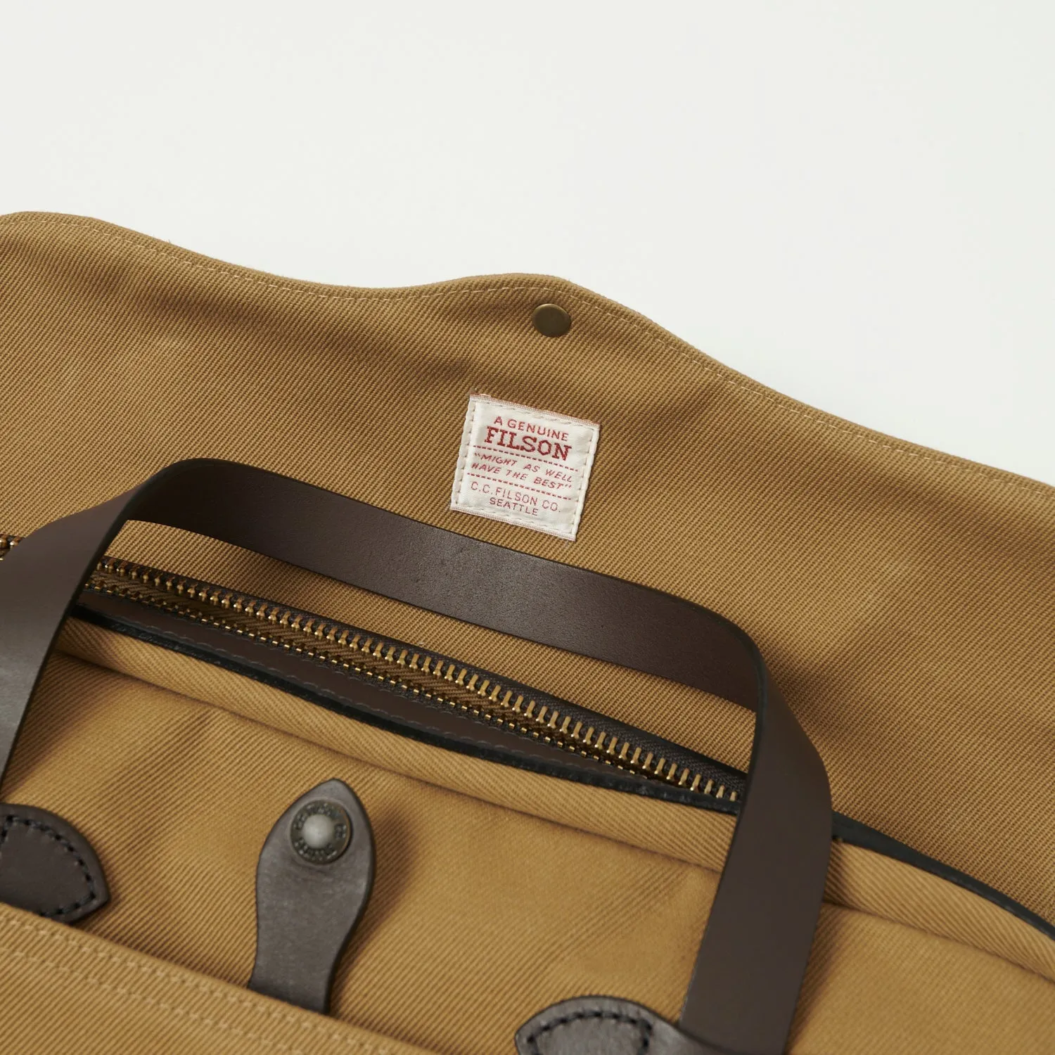 Filson Rugged Twill Original Briefcase - Tan sold by Son of a Stag product image thumbnail 2