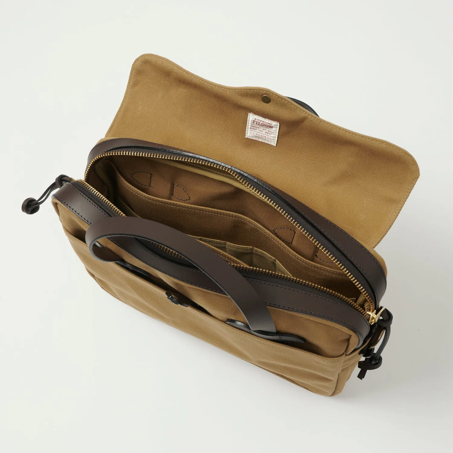 Filson Rugged Twill Original Briefcase - Tan sold by Son of a Stag product image thumbnail 4