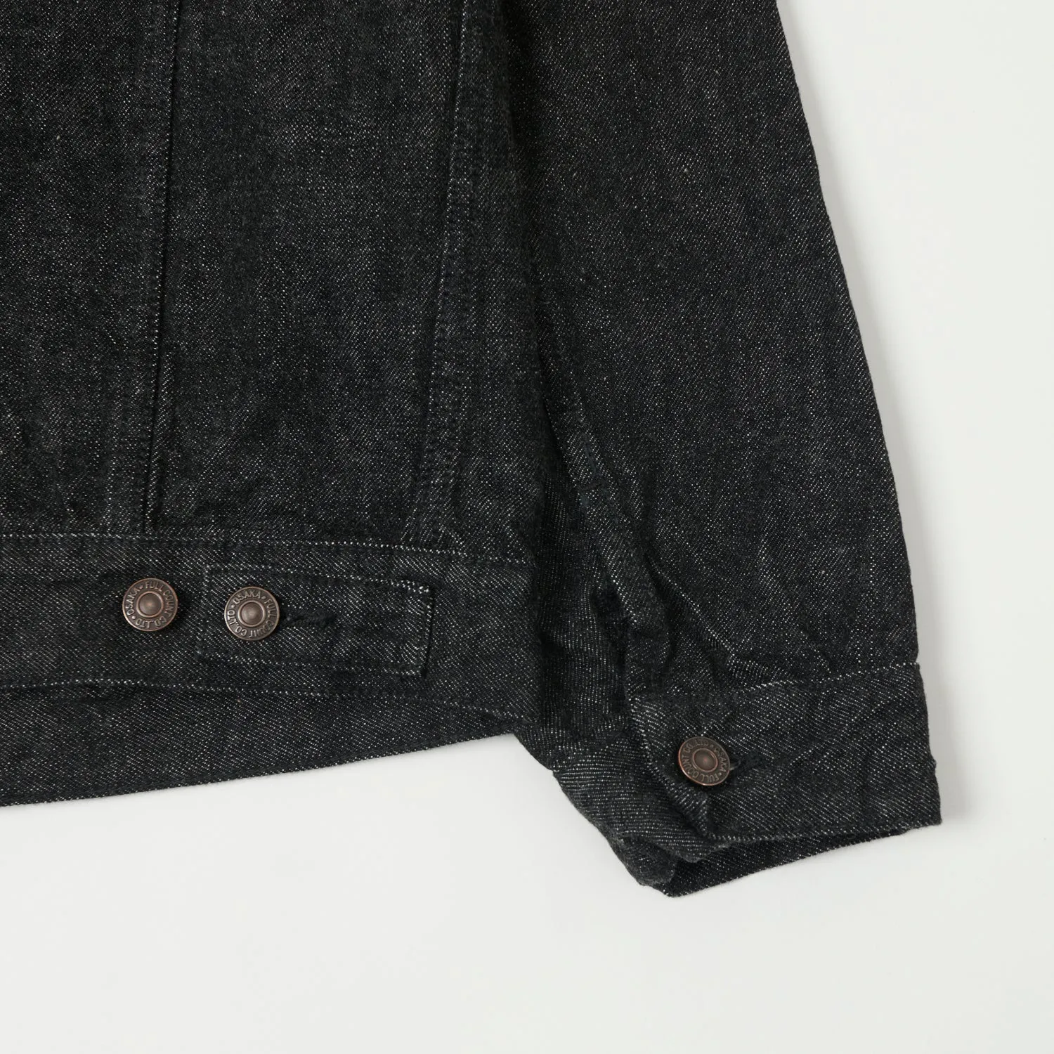 FULLCOUNT 2101 13.7oz Type III Denim Jacket - Black One Wash sold by Son of a Stag product image thumbnail 3