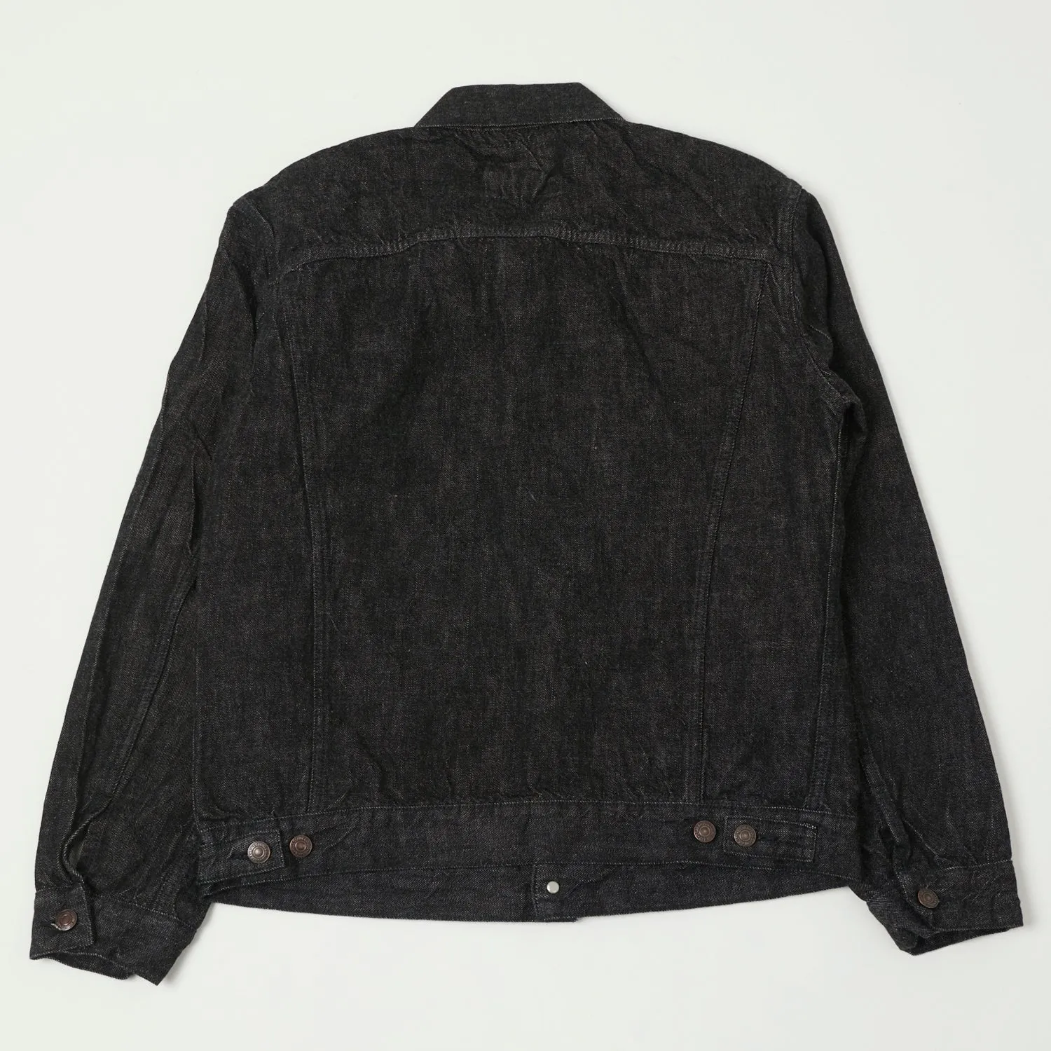 FULLCOUNT 2101 13.7oz Type III Denim Jacket - Black One Wash sold by Son of a Stag product image thumbnail 5