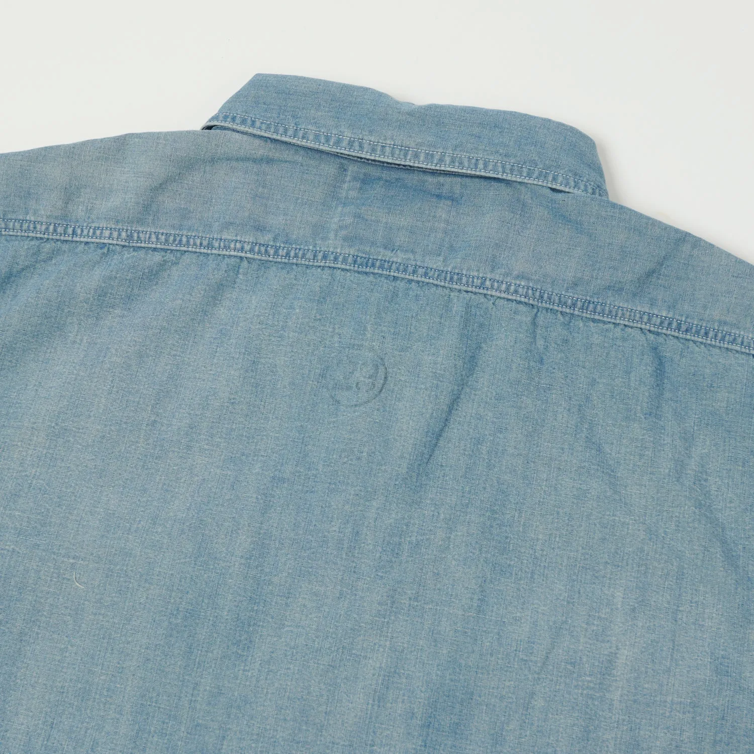 FULLCOUNT 4810 5oz Chambray Work Shirt - Heavy Wash sold by Son of a Stag product image thumbnail 4