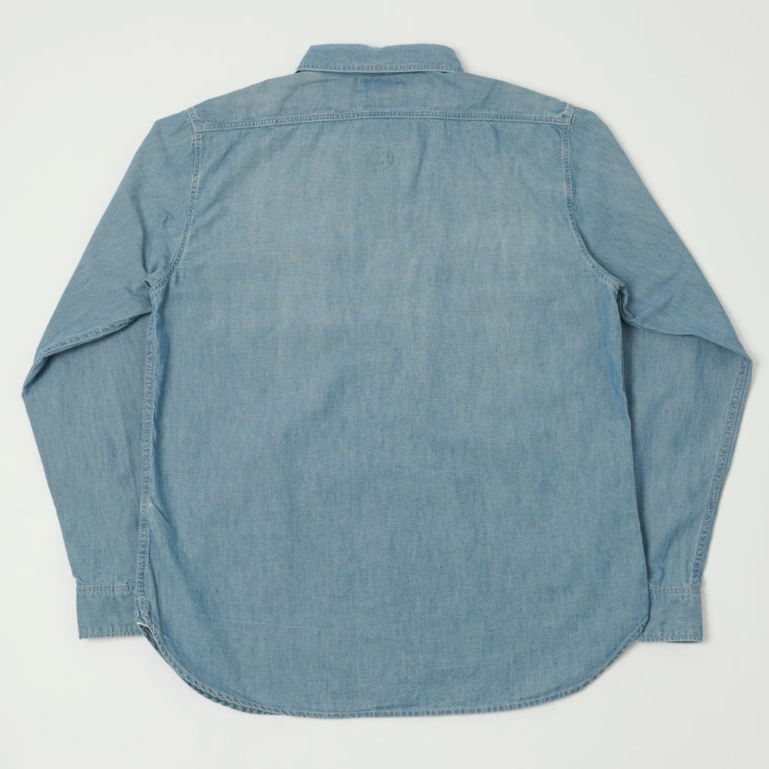 FULLCOUNT 4810 5oz Chambray Work Shirt - Heavy Wash sold by Son of a Stag product image thumbnail 3