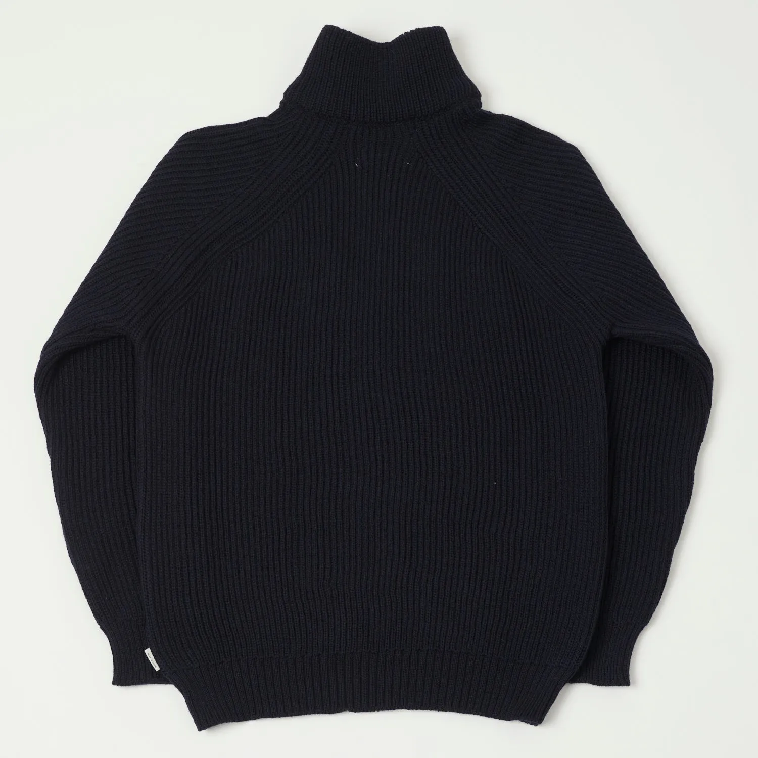 Peregrine Ford Quarter Zip Jumper - Navy sold by Son of a Stag product image thumbnail 4