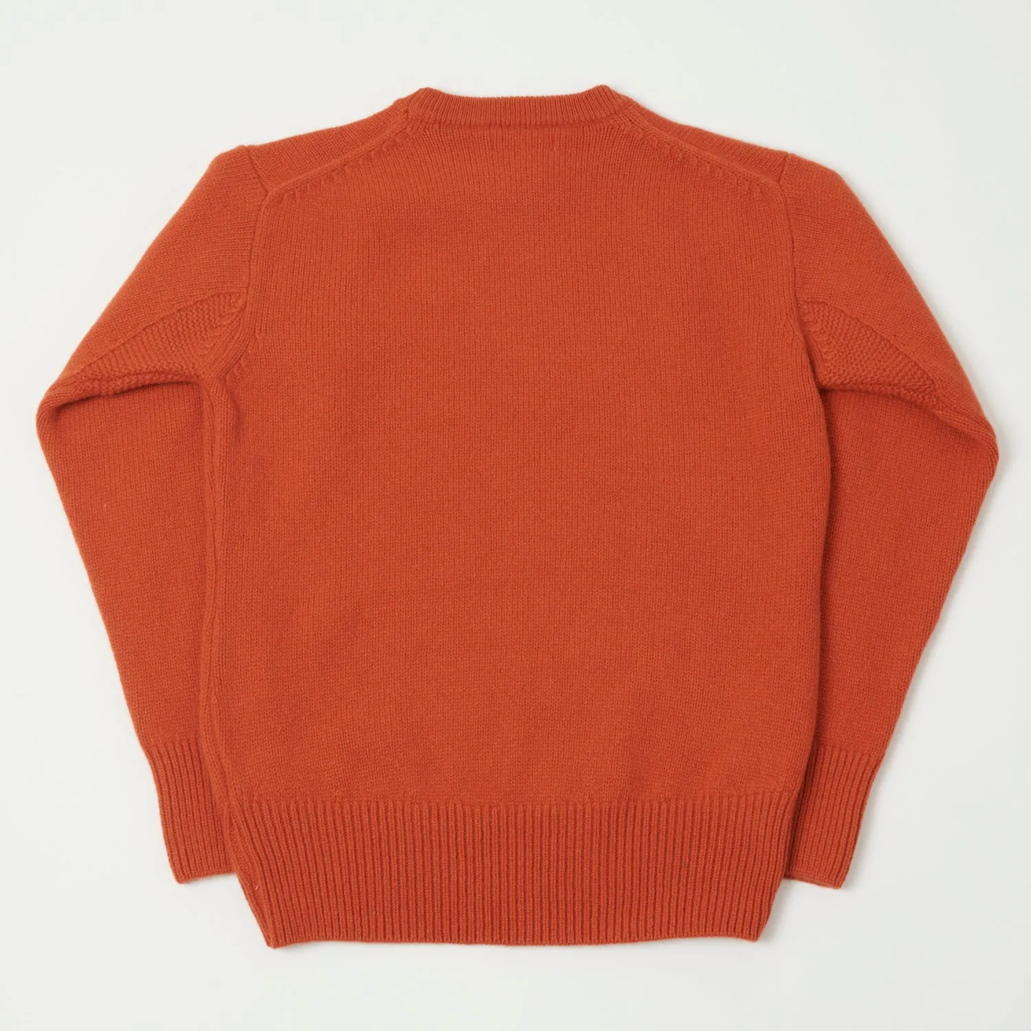 Merz b. Schwanen 'Good Basics' Wool Cashmere Knit Pullover - Rust sold by Son of a Stag product image thumbnail 3