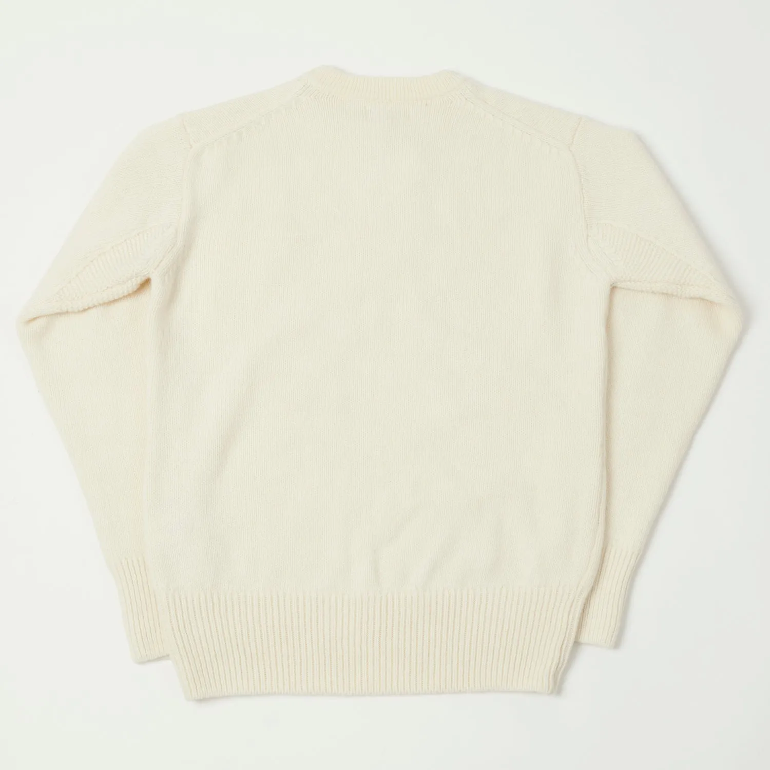 Merz b. Schwanen 'Good Basics' Wool Cashmere Knit Pullover - Nature sold by Son of a Stag product image thumbnail 3