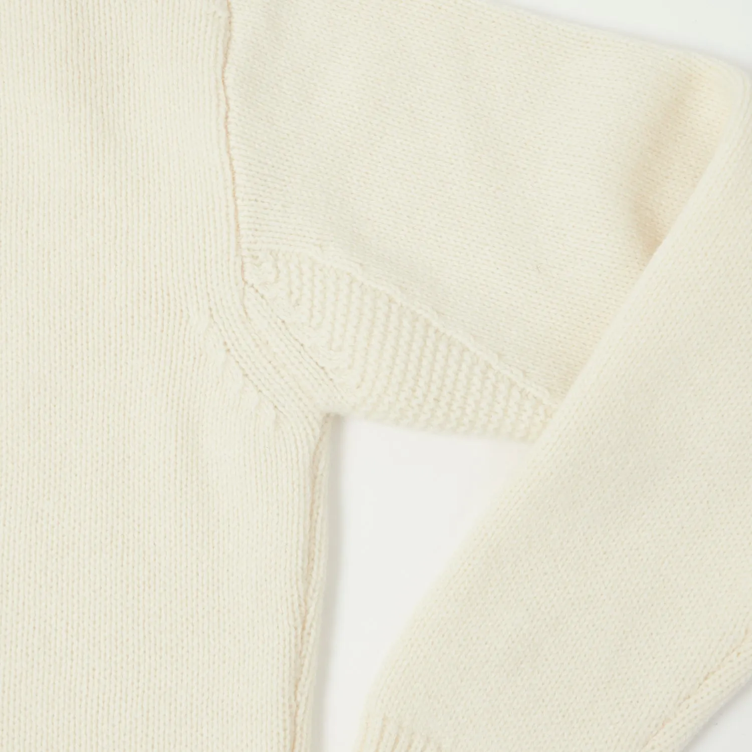 Merz b. Schwanen 'Good Basics' Wool Cashmere Knit Pullover - Nature sold by Son of a Stag product image thumbnail 5