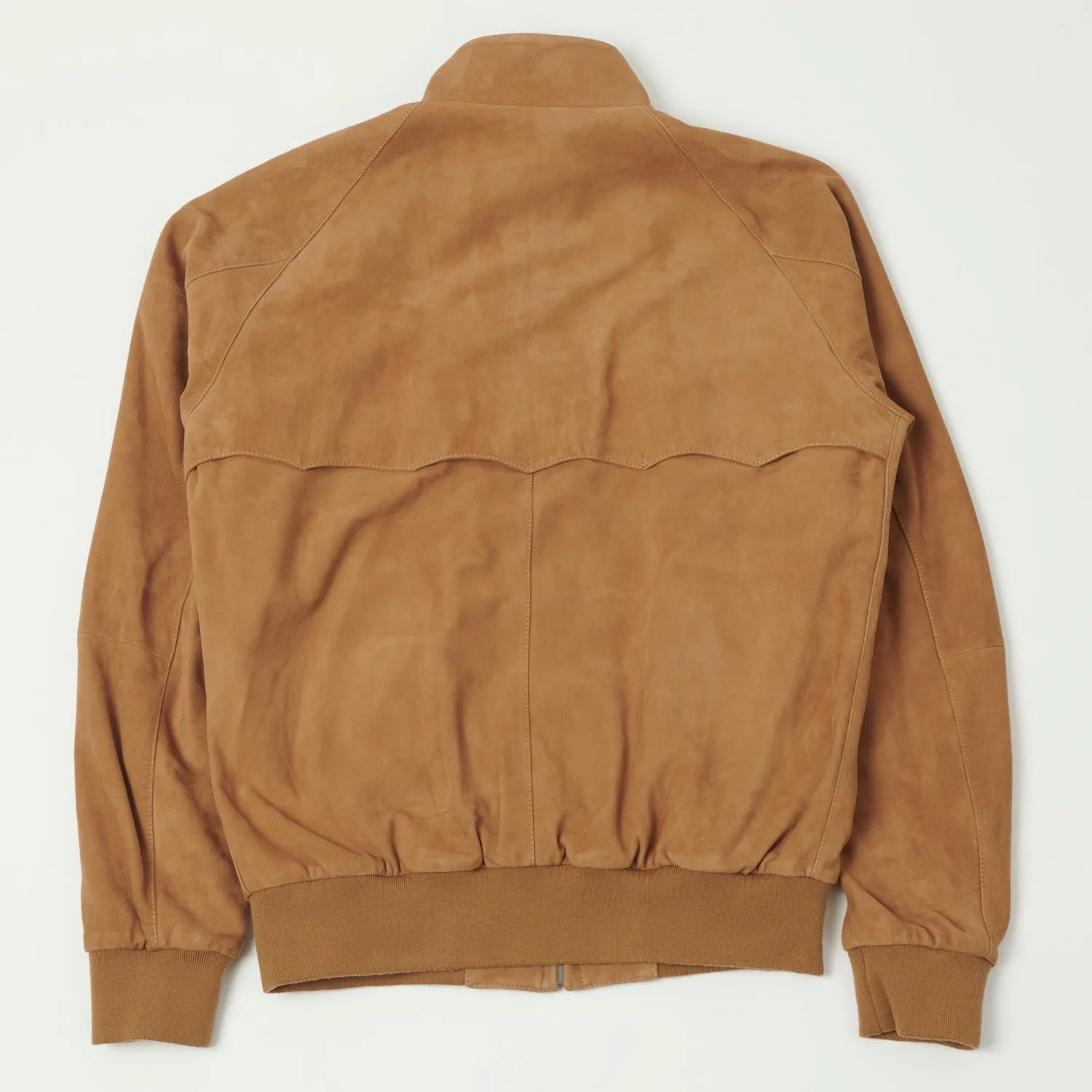 Baracuta G9 Suede Harrington Jacket - Tobacco sold by Son of a Stag product image thumbnail 3