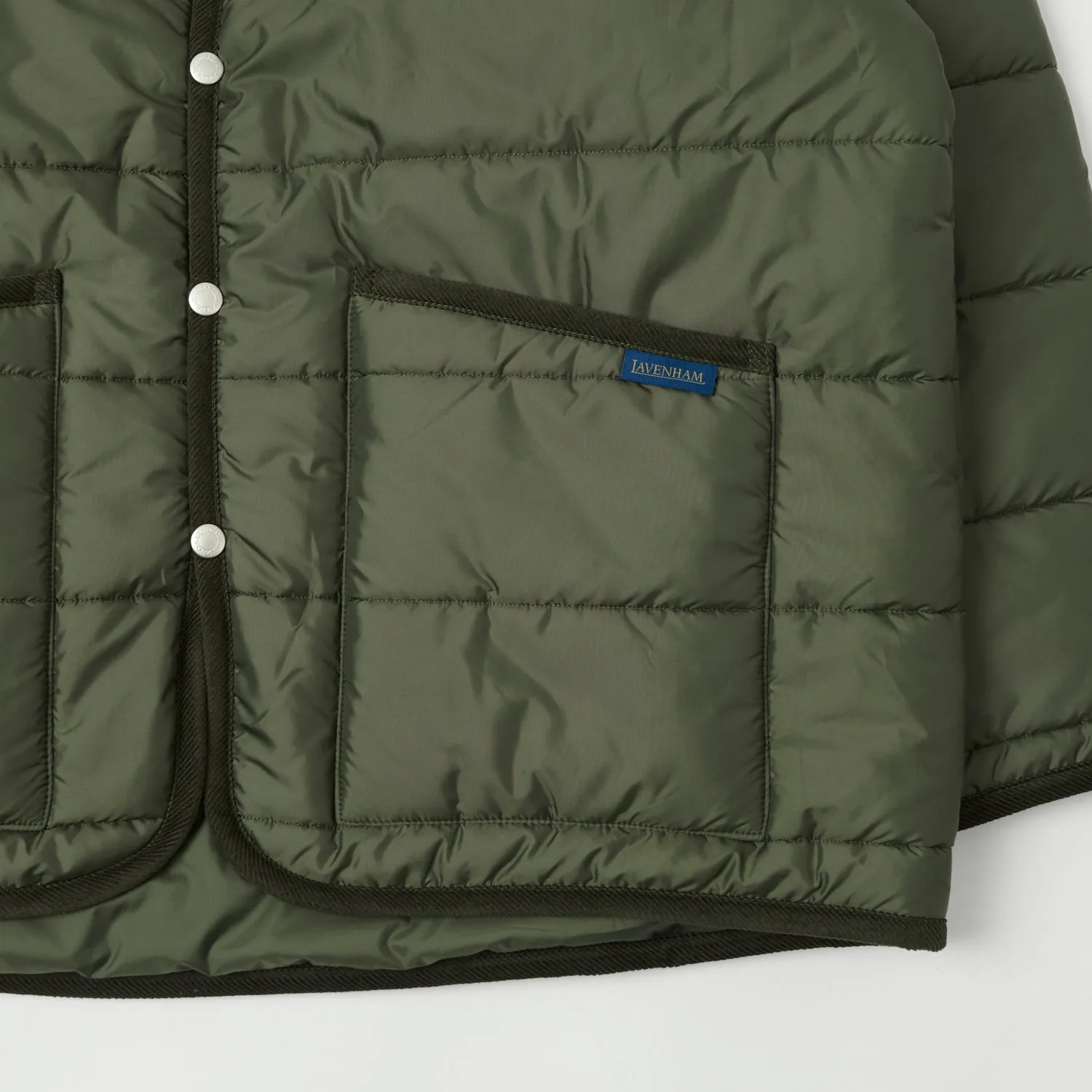 Lavenham Big Quilt Mickfield Jacket - Olive Green sold by Son of a Stag product image thumbnail 4