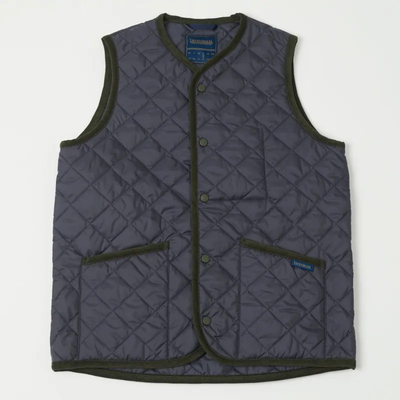 Lavenham Thornham Quilted Gilet - Suffolk Navy/Suffolk Navy sold by Son of a Stag