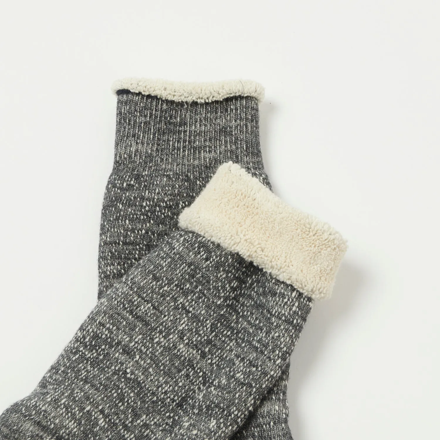 RoToTo Double Face Crew Sock - Charcoal sold by Son of a Stag product image thumbnail 2