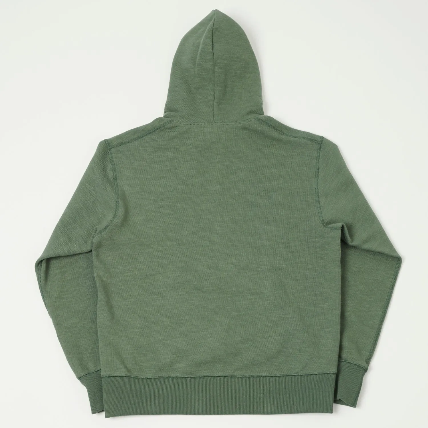 Jackman GG Pullover Sweat Parka - Slate Green sold by Son of a Stag product image thumbnail 4