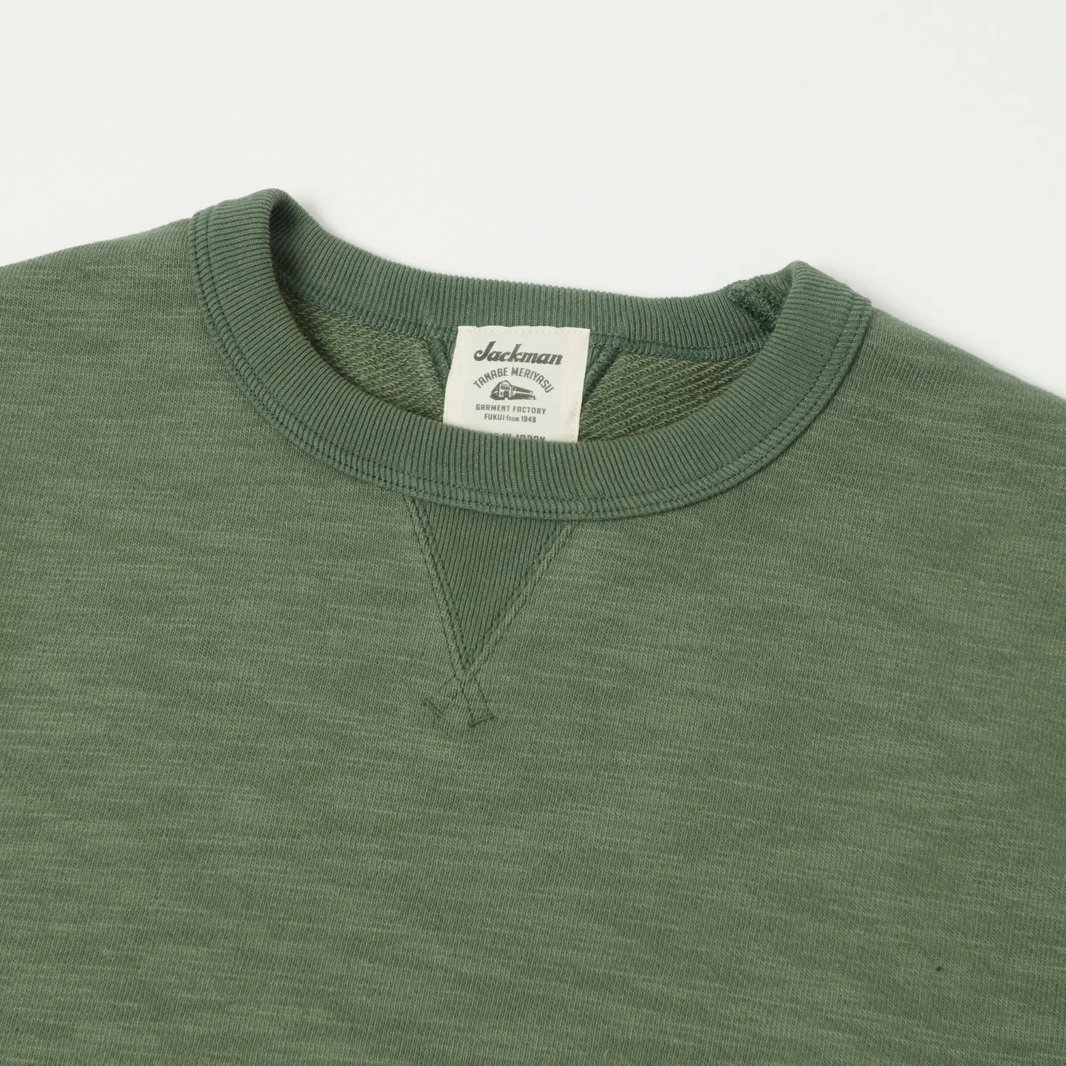 Jackman GG Crewneck Sweatshirt - Slate Green sold by Son of a Stag product image thumbnail 2