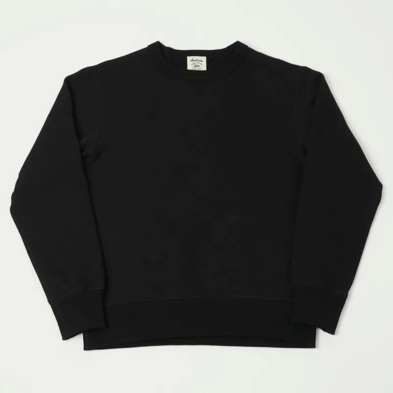 Jackman GG Crewneck Sweatshirt - Black sold by Son of a Stag
