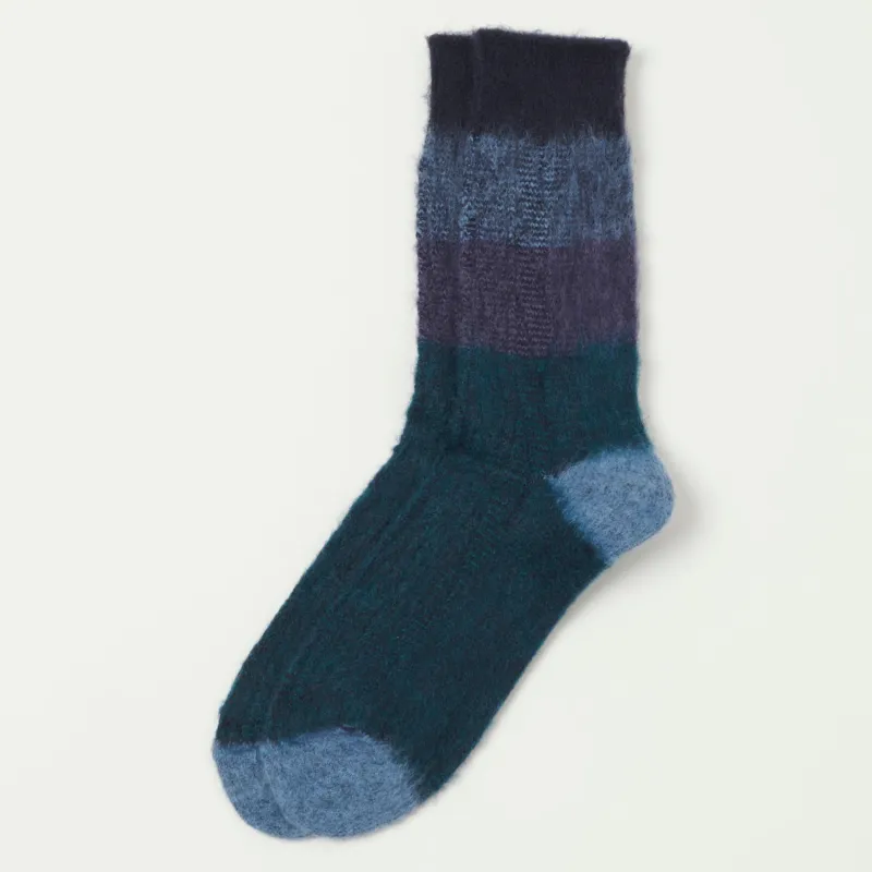 Anonymous Ism Graduation Cable Crew Sock - Navy sold by Son of a Stag