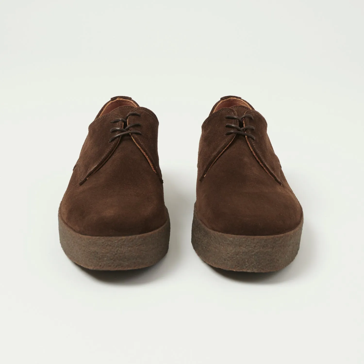 Sanders Japan Collection Brit Shoe - Chocolate Brown Suede sold by Son of a Stag product image thumbnail 3