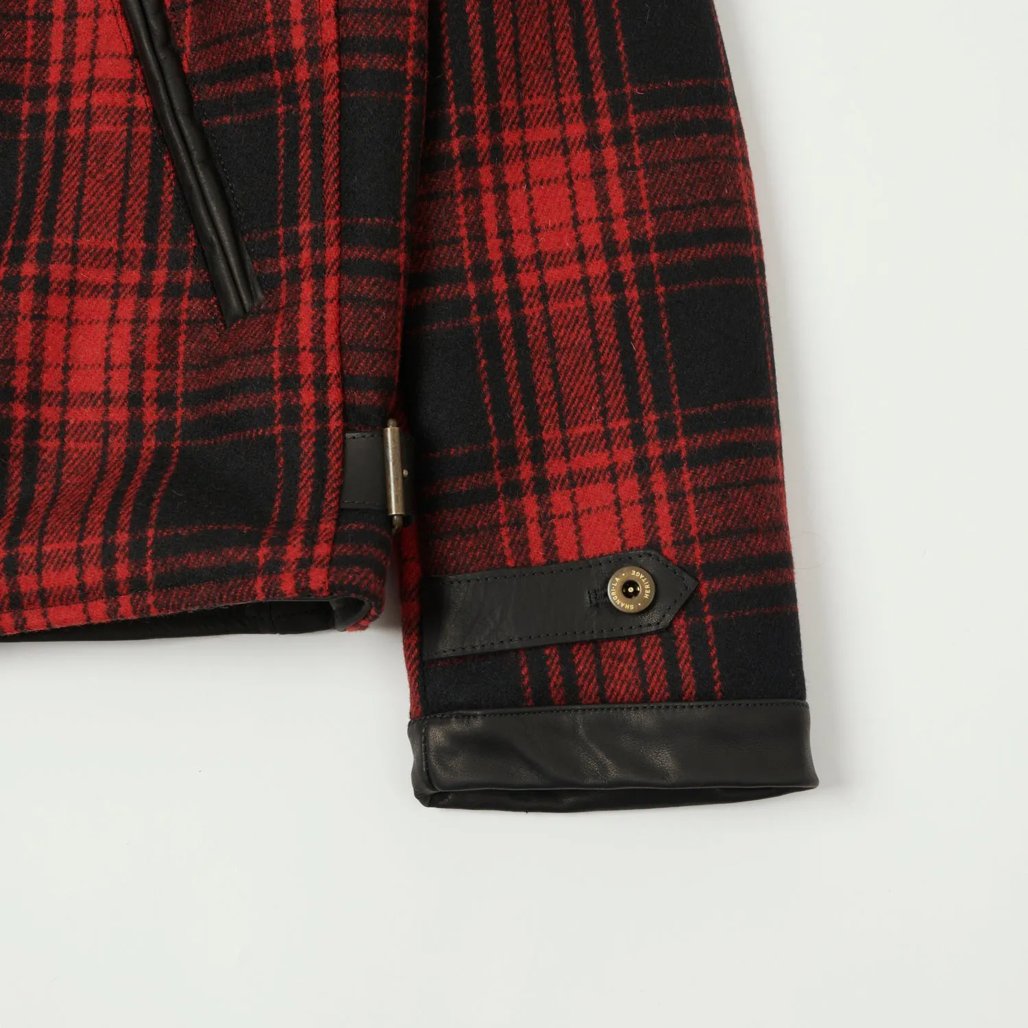 Shangri-La Heritage 'Varenne' Melton Wool Jacket - Red Tartan sold by Son of a Stag product image thumbnail 5