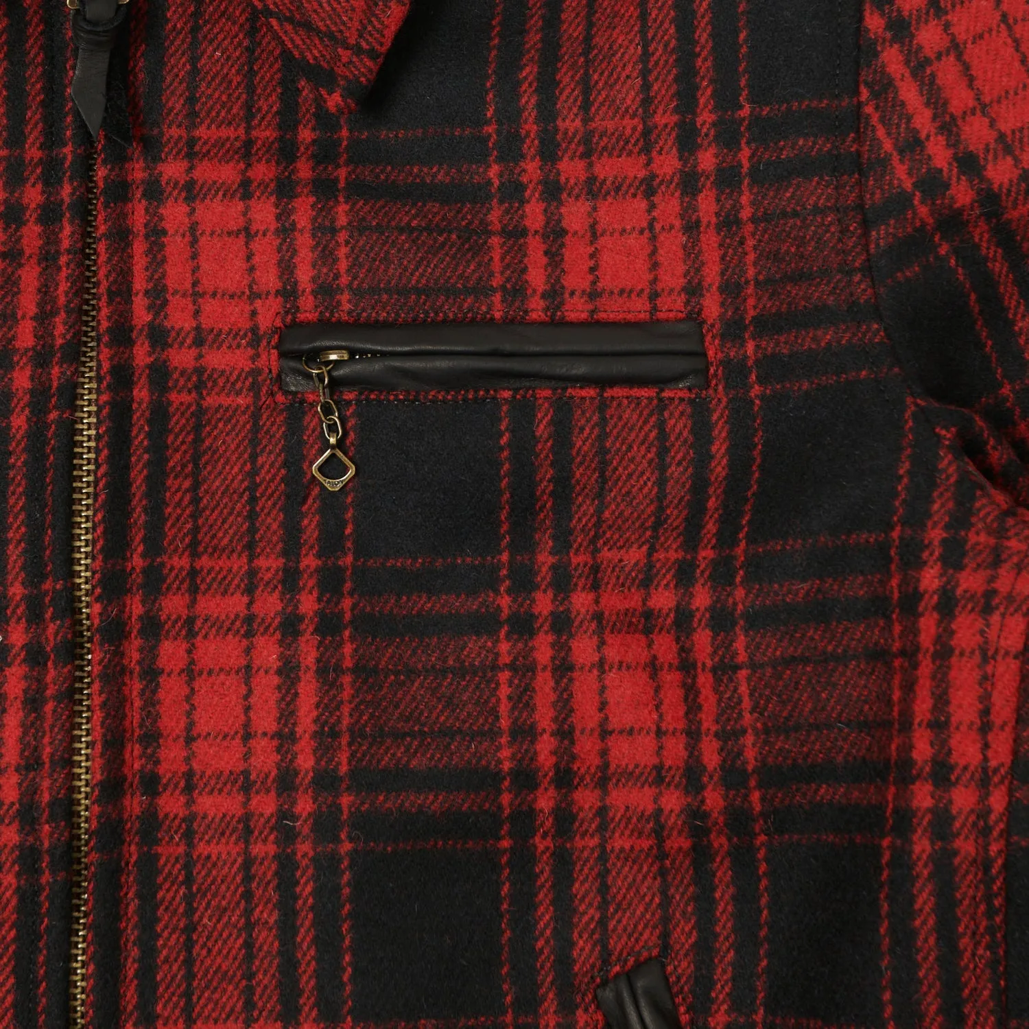 Shangri-La Heritage 'Varenne' Melton Wool Jacket - Red Tartan sold by Son of a Stag product image thumbnail 4