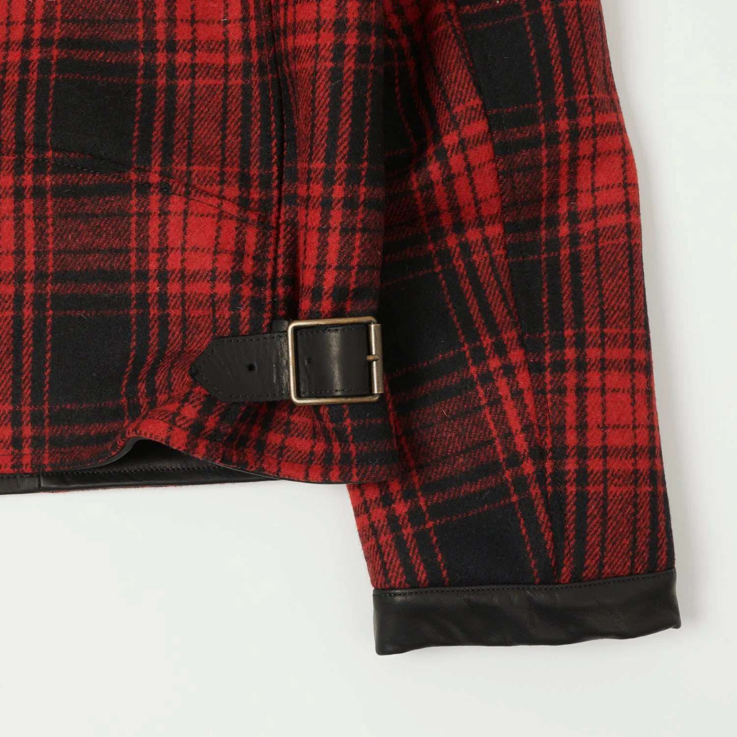 Shangri-La Heritage 'Varenne' Melton Wool Jacket - Red Tartan sold by Son of a Stag product image thumbnail 3