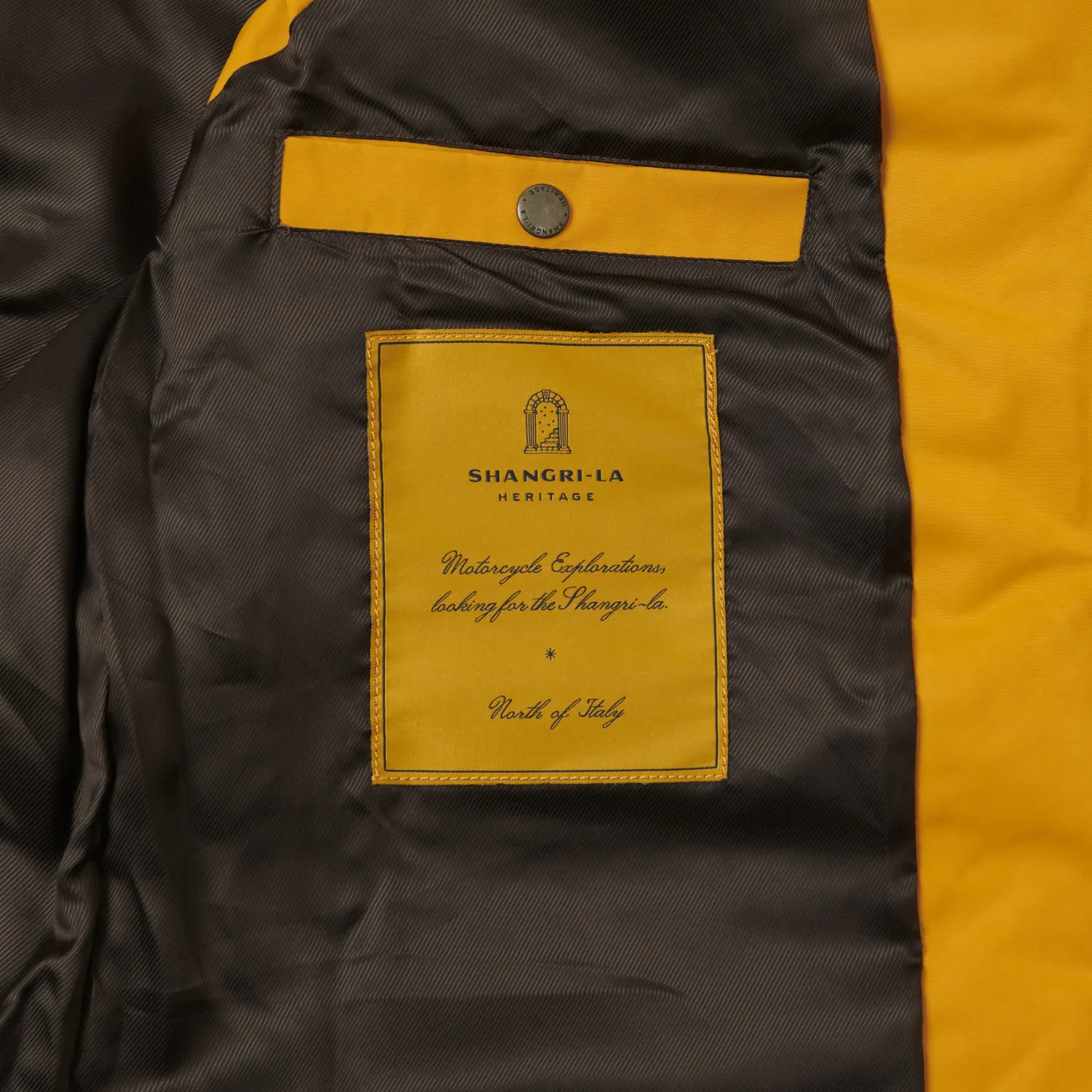 Shangri-La Heritage 'Bivacco' Western Down Vest - Yellow sold by Son of a Stag product image thumbnail 4