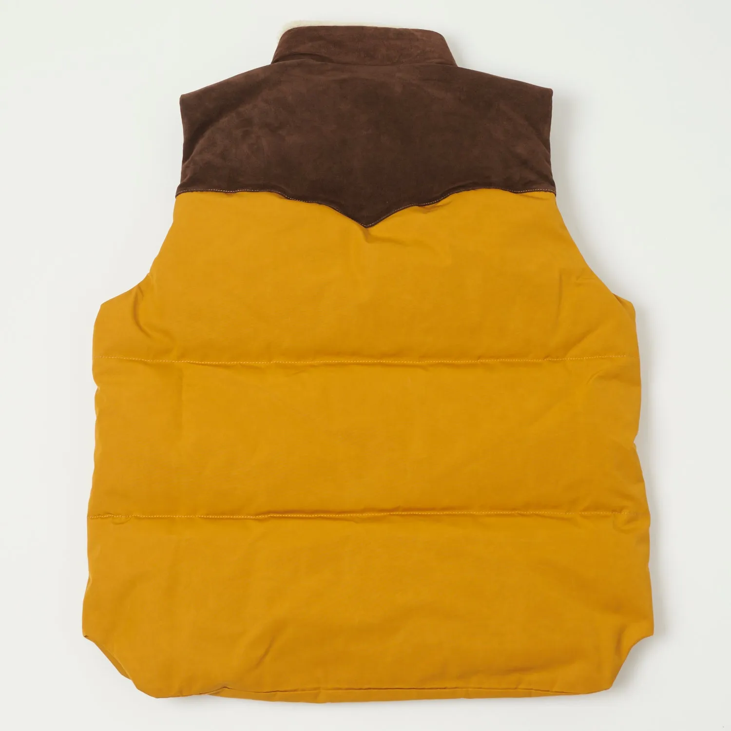Shangri-La Heritage 'Bivacco' Western Down Vest - Yellow sold by Son of a Stag product image thumbnail 5