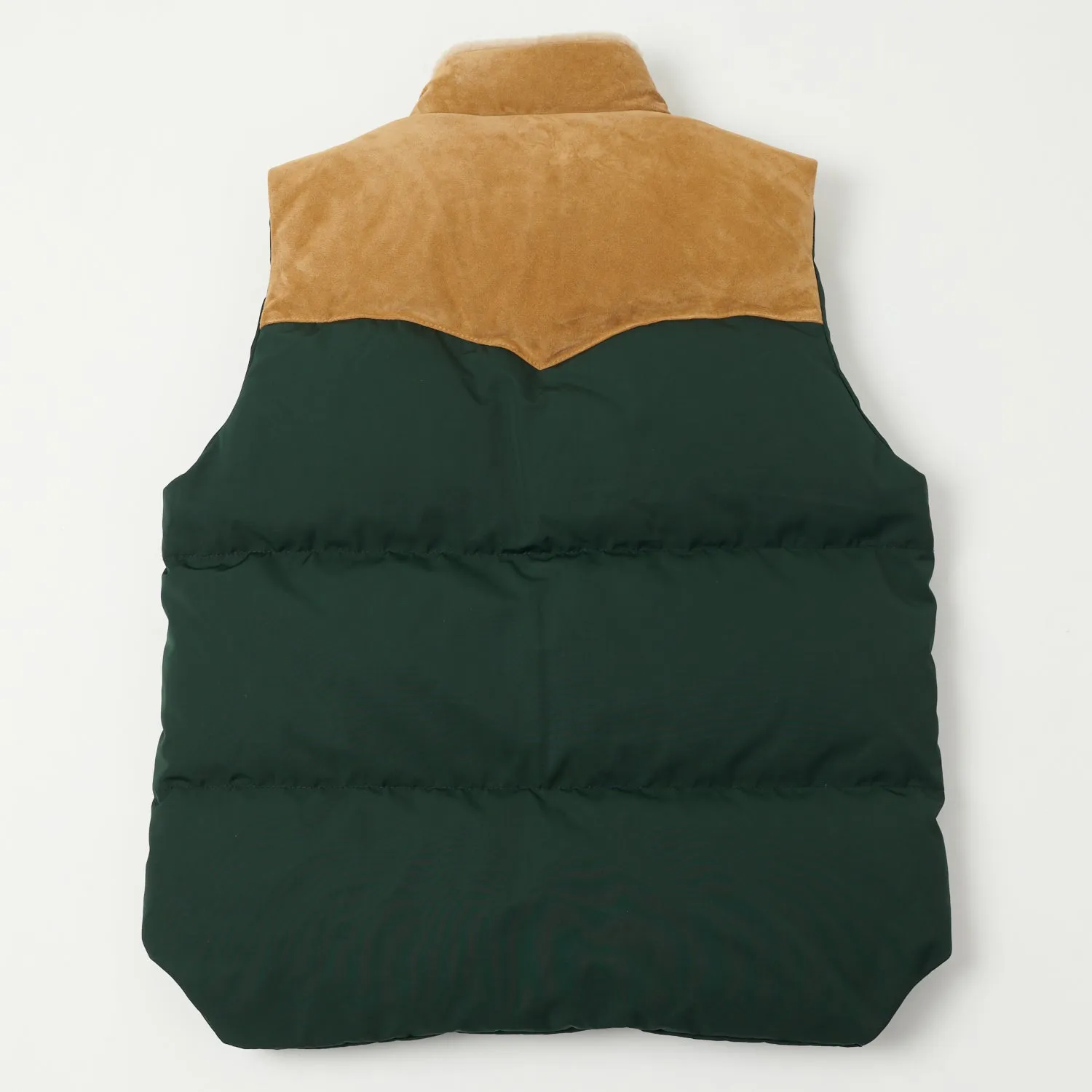 Shangri-La Heritage 'Bivacco' Western Down Vest - Forest Green sold by Son of a Stag product image thumbnail 3