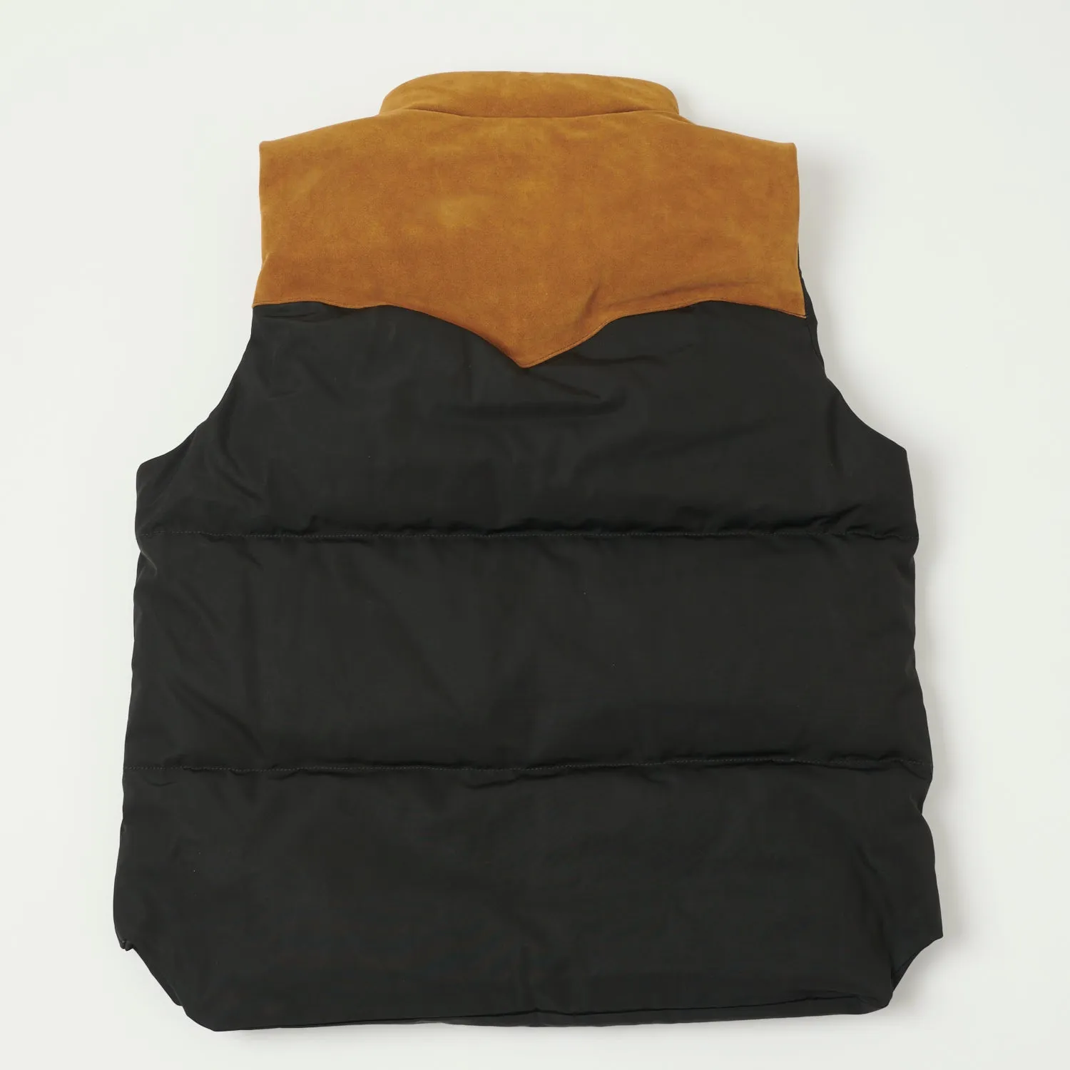 Shangri-La Heritage 'Bivacco' Western Down Vest - Black/Beige sold by Son of a Stag product image thumbnail 5