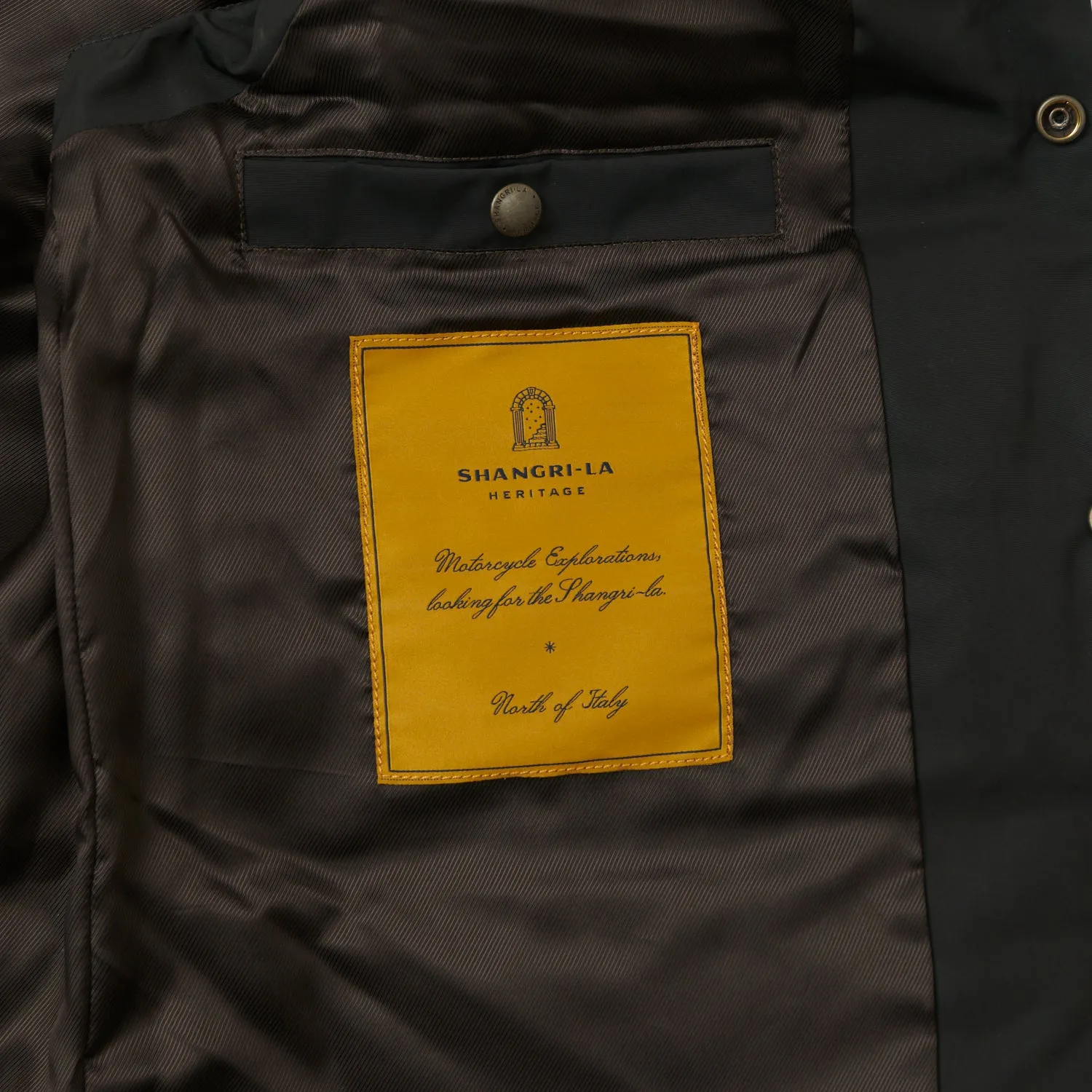 Shangri-La Heritage 'Bivacco' Western Down Vest - Black/Beige sold by Son of a Stag product image thumbnail 4