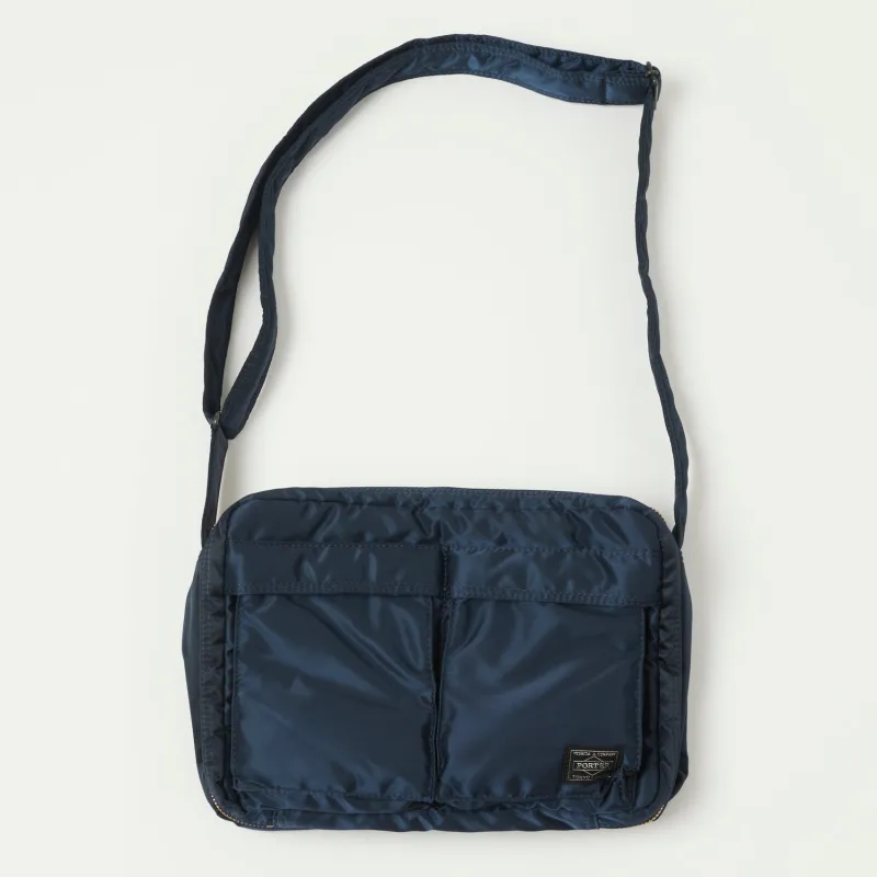 Porter-Yoshida & Co. Large Tanker Shoulder Bag - Iron Blue sold by Son of a Stag