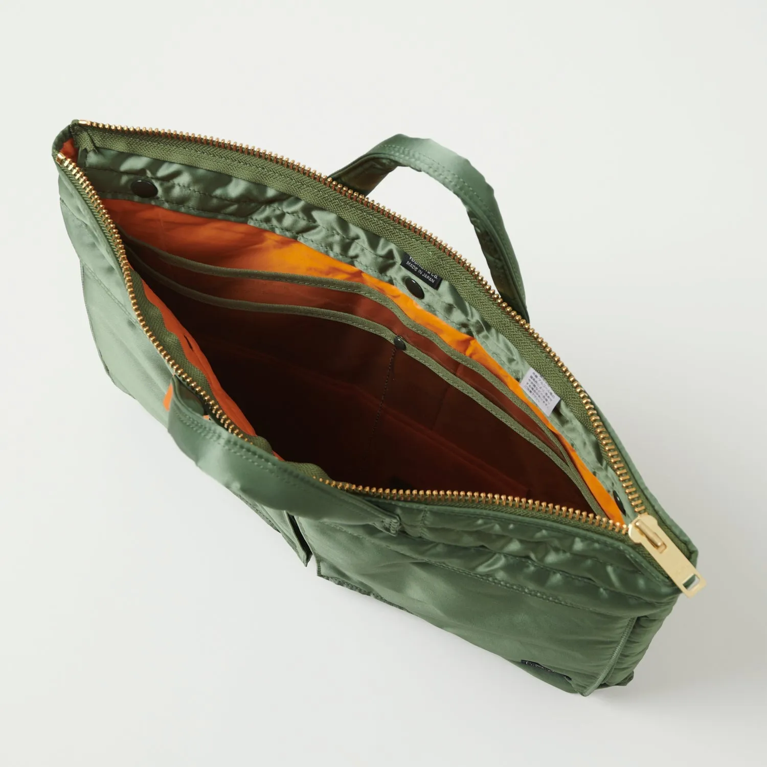 Porter-Yoshida & Co. Large Tanker Short Helmet Bag - Sage Green sold by Son of a Stag product image thumbnail 4