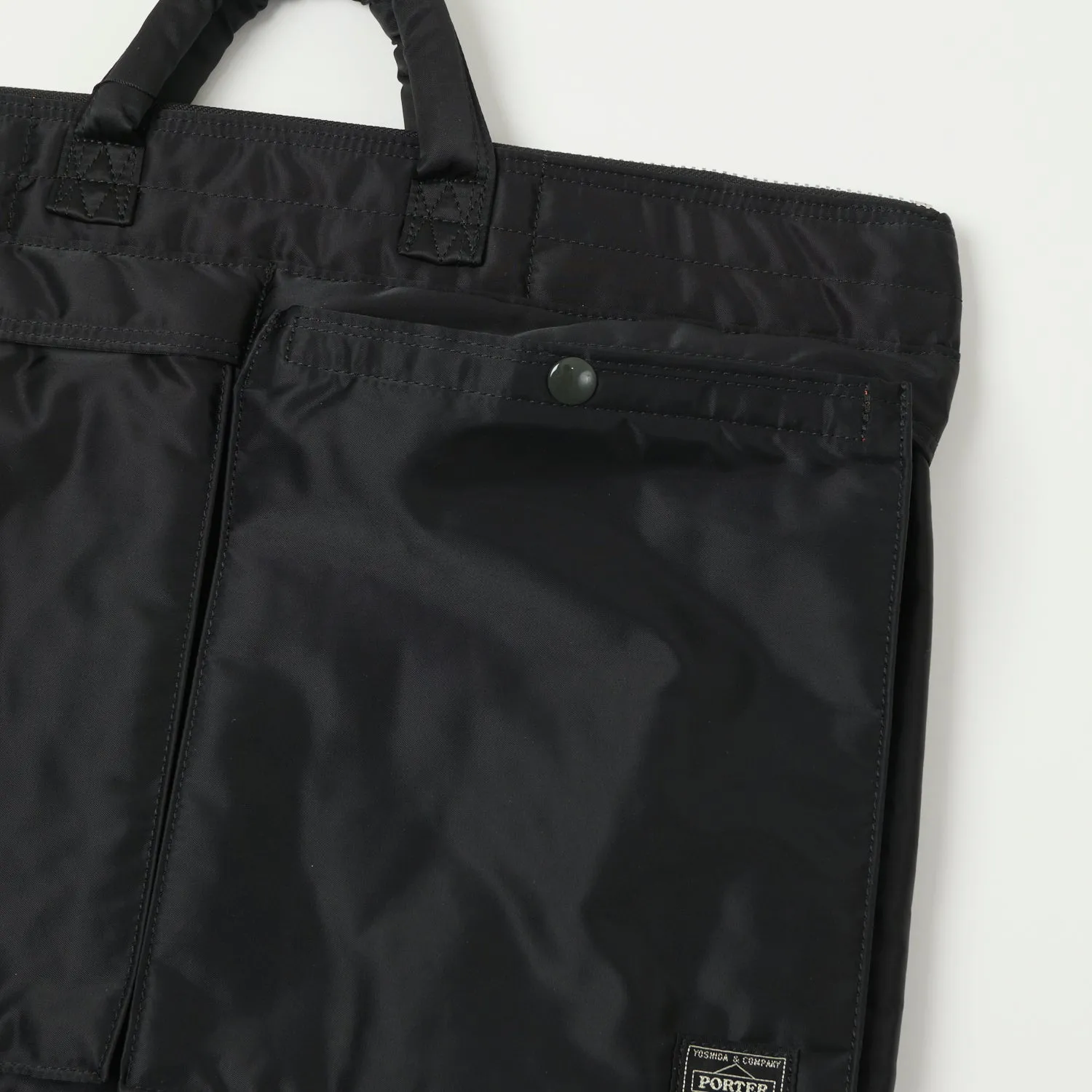 Porter-Yoshida & Co. Large Tanker Short Helmet Bag - Black sold by Son of a Stag product image thumbnail 3