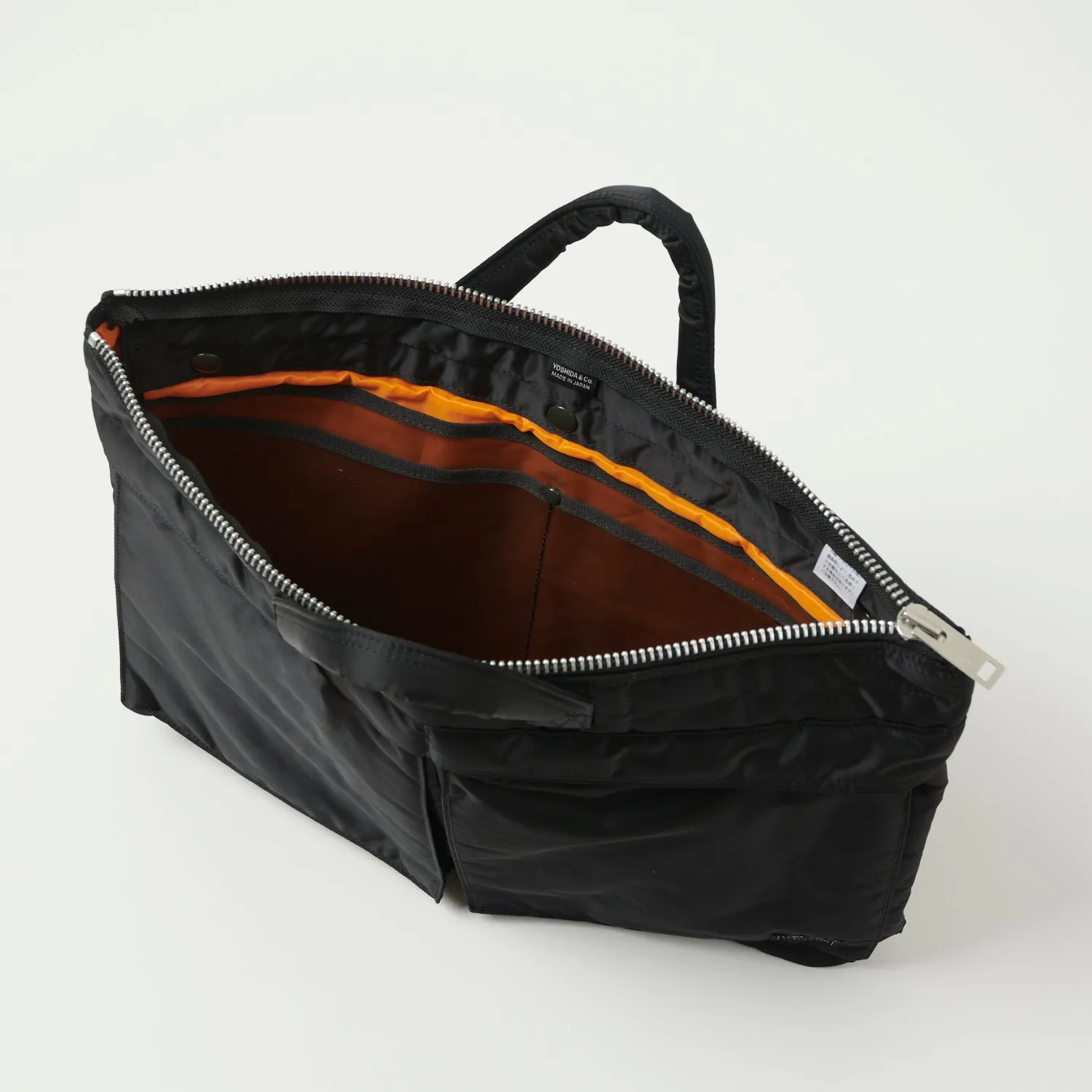 Porter-Yoshida & Co. Large Tanker Short Helmet Bag - Black sold by Son of a Stag product image thumbnail 4