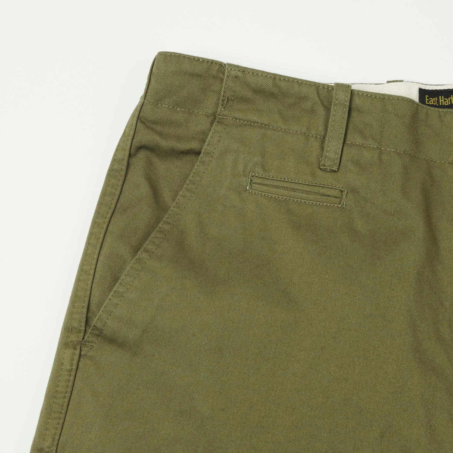 East Harbour Surplus 'Axel 121' Chino Trouser - Green sold by Son of a Stag product image thumbnail 4