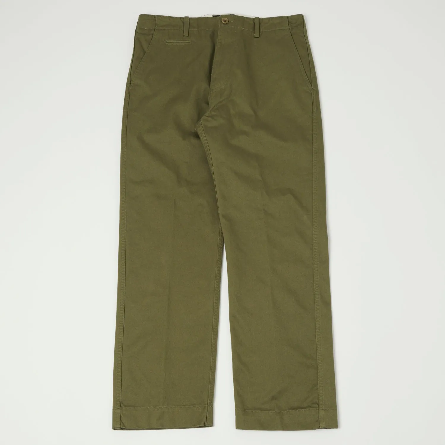East Harbour Surplus 'Axel 121' Chino Trouser - Green sold by Son of a Stag