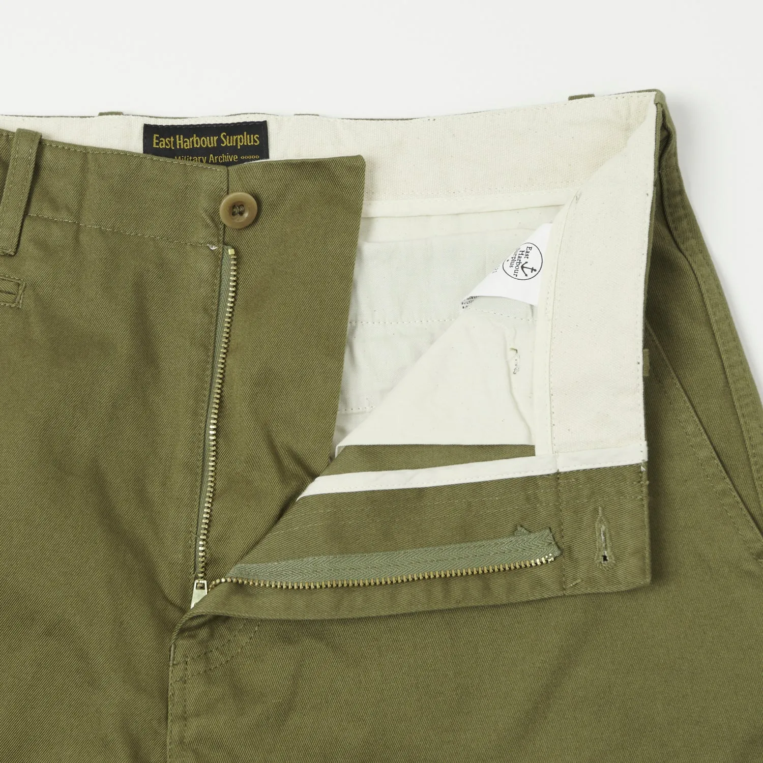 East Harbour Surplus 'Axel 121' Chino Trouser - Green sold by Son of a Stag product image thumbnail 3