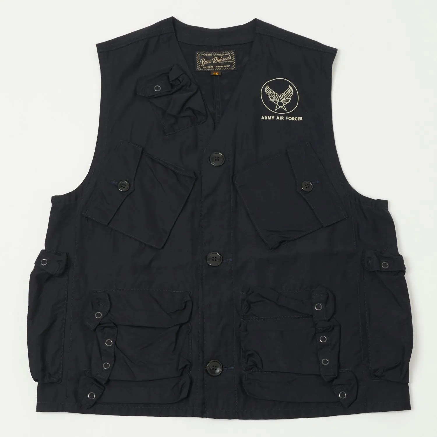 Buzz Rickson's U.S. Army C-1 Civilian Vest - Navy sold by Son of a Stag