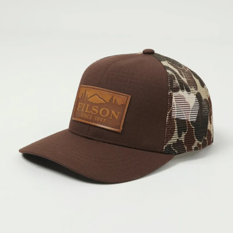 Filson 'Rip-Stop' Logger Mesh Cap - Camo sold by Son of a Stag
