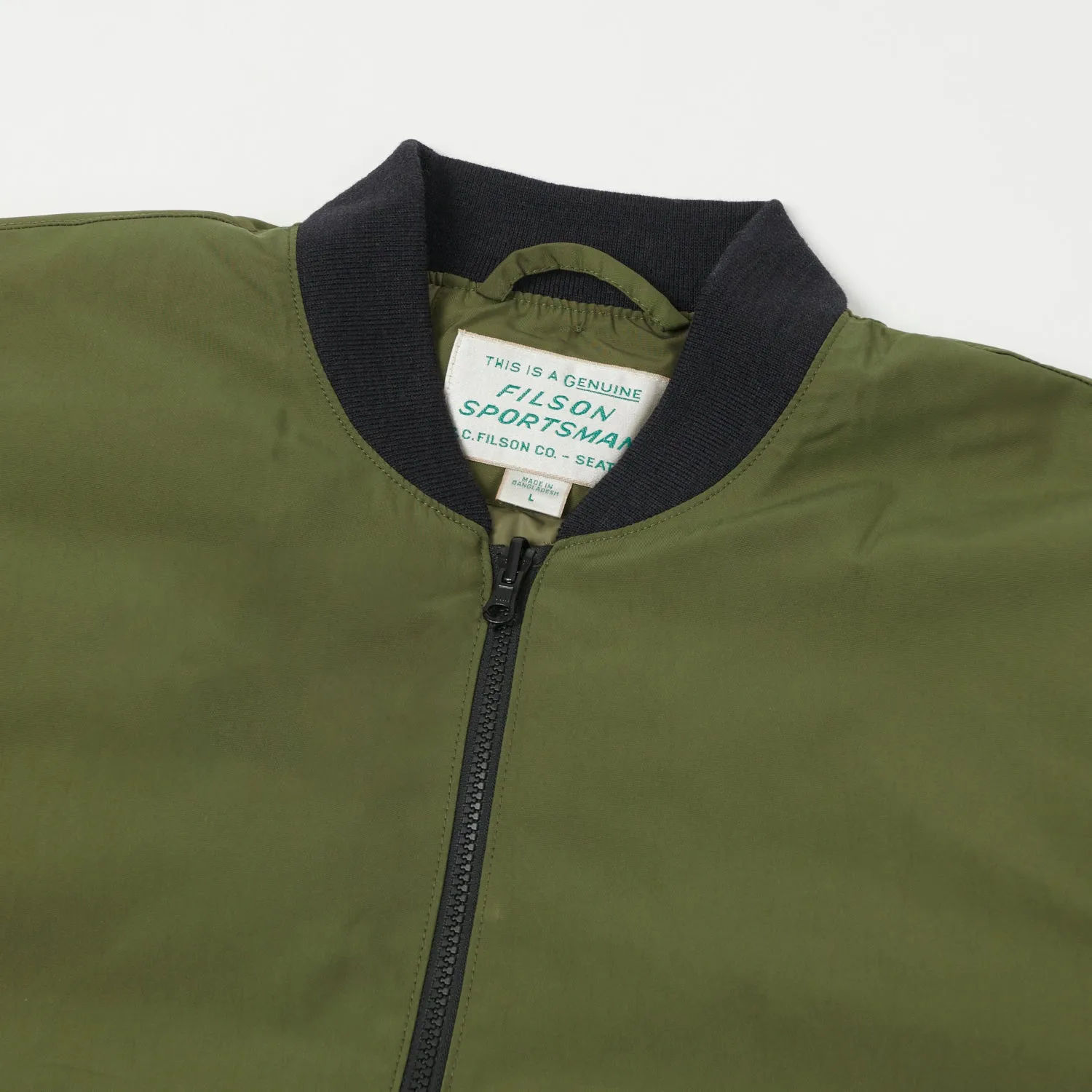 Filson Down Liner Jacket - Winter Moss sold by Son of a Stag product image thumbnail 2