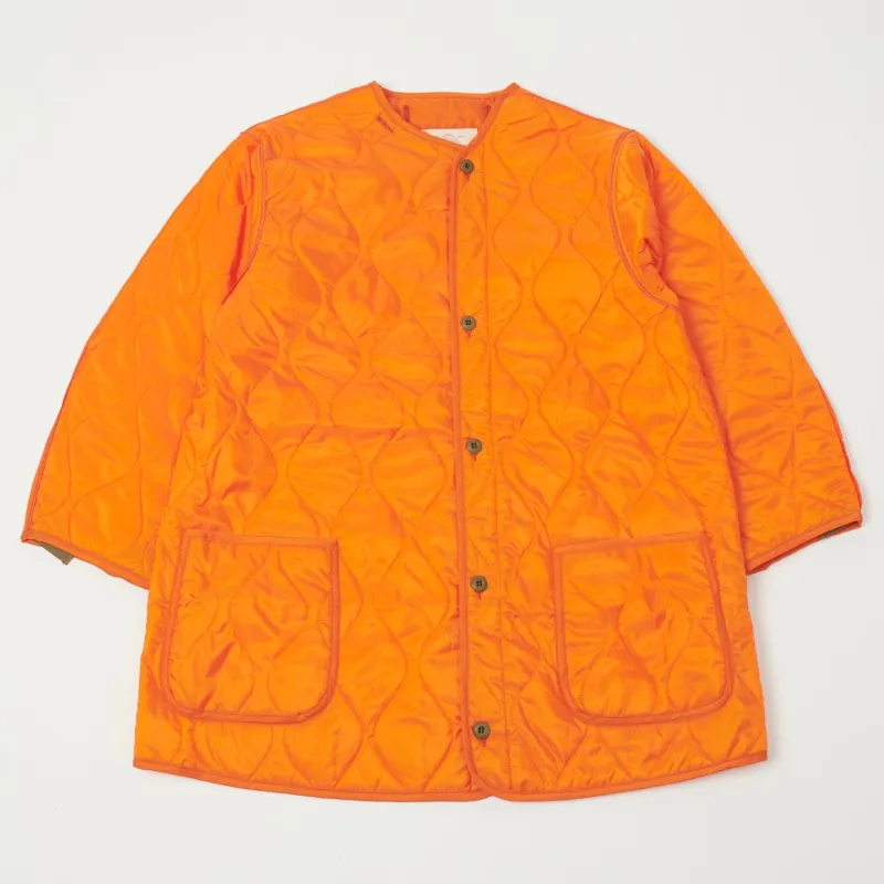 Buzz Rickson's 'Extreme Cold Weather' Liner Jacket - Orange sold by Son of a Stag