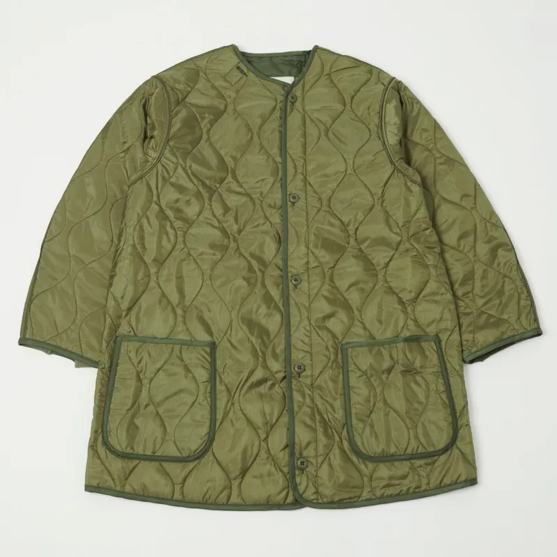 Buzz Rickson's 'Extreme Cold Weather' Liner Jacket - Olive sold by Son of a Stag